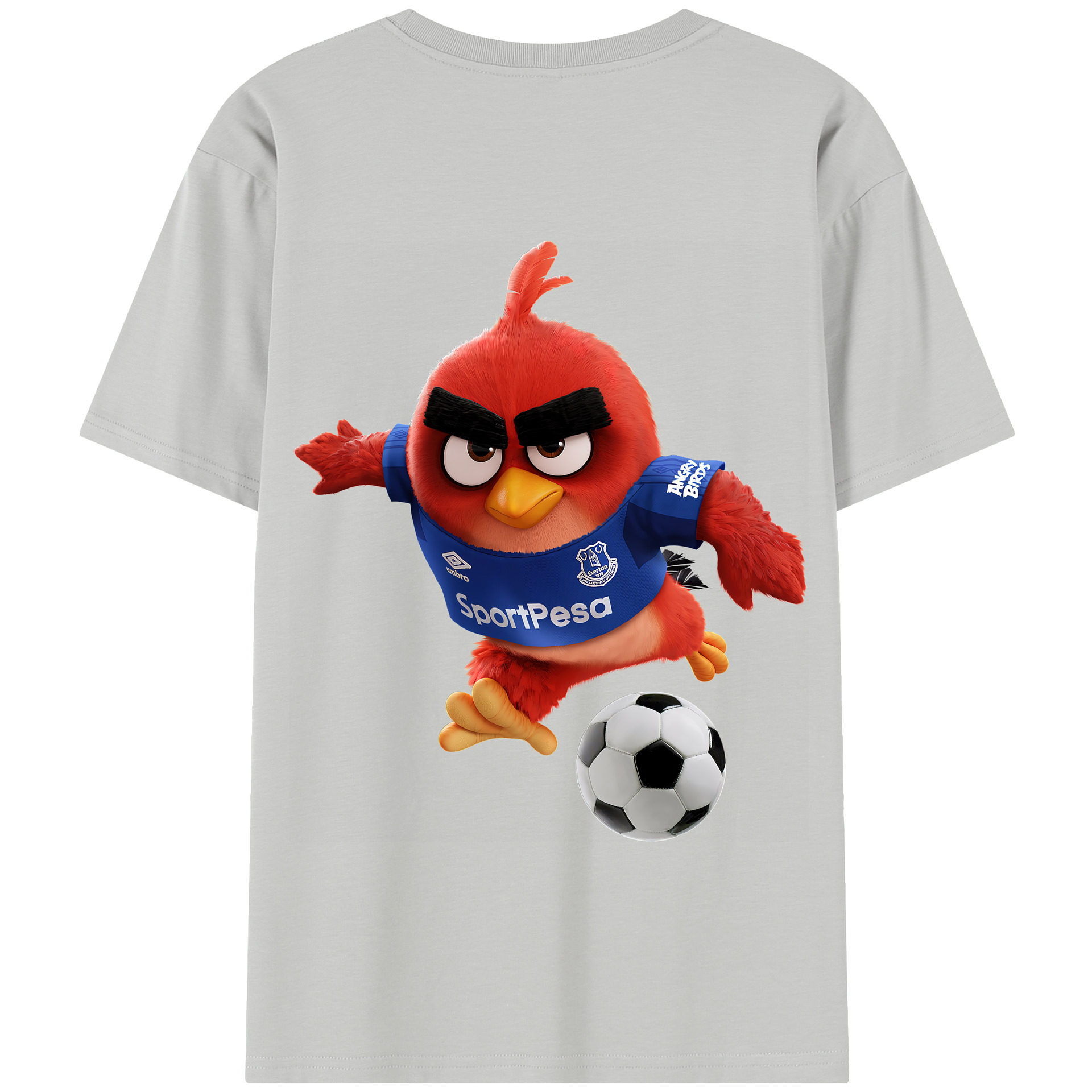（画像用） Angry Birds アングリーバード 綿100％半袖Tシャツ（背面プリント）