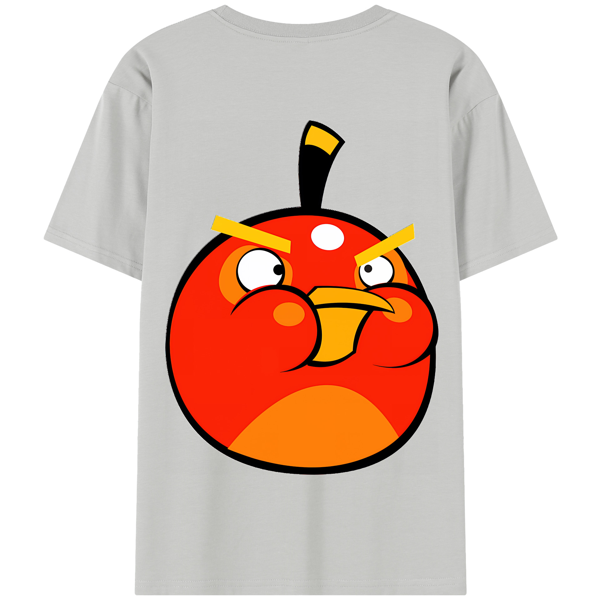 （画像用） Angry Birds アングリーバード 綿100％半袖Tシャツ（背面プリント）