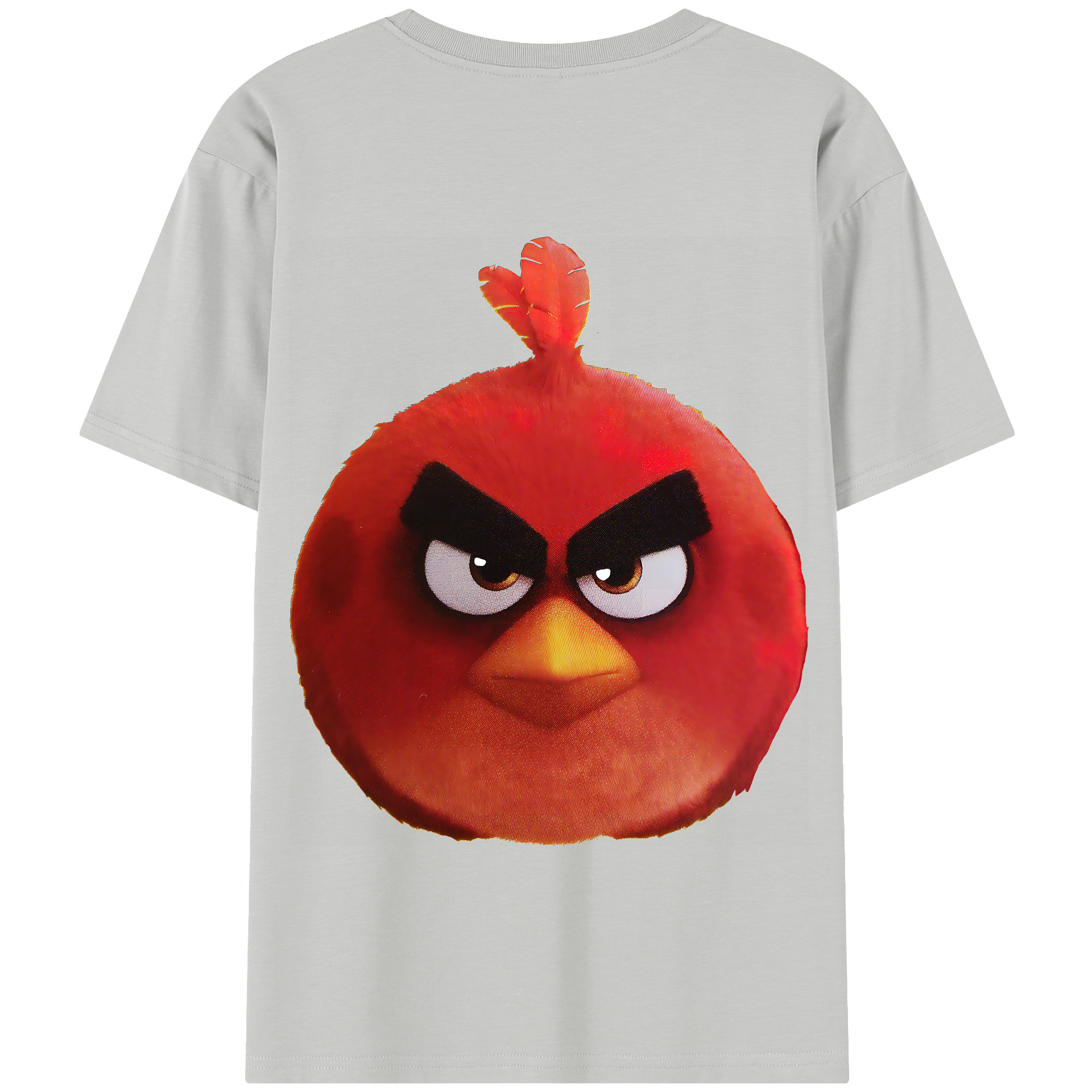 （画像用） Angry Birds アングリーバード 綿100％半袖Tシャツ（背面プリント）