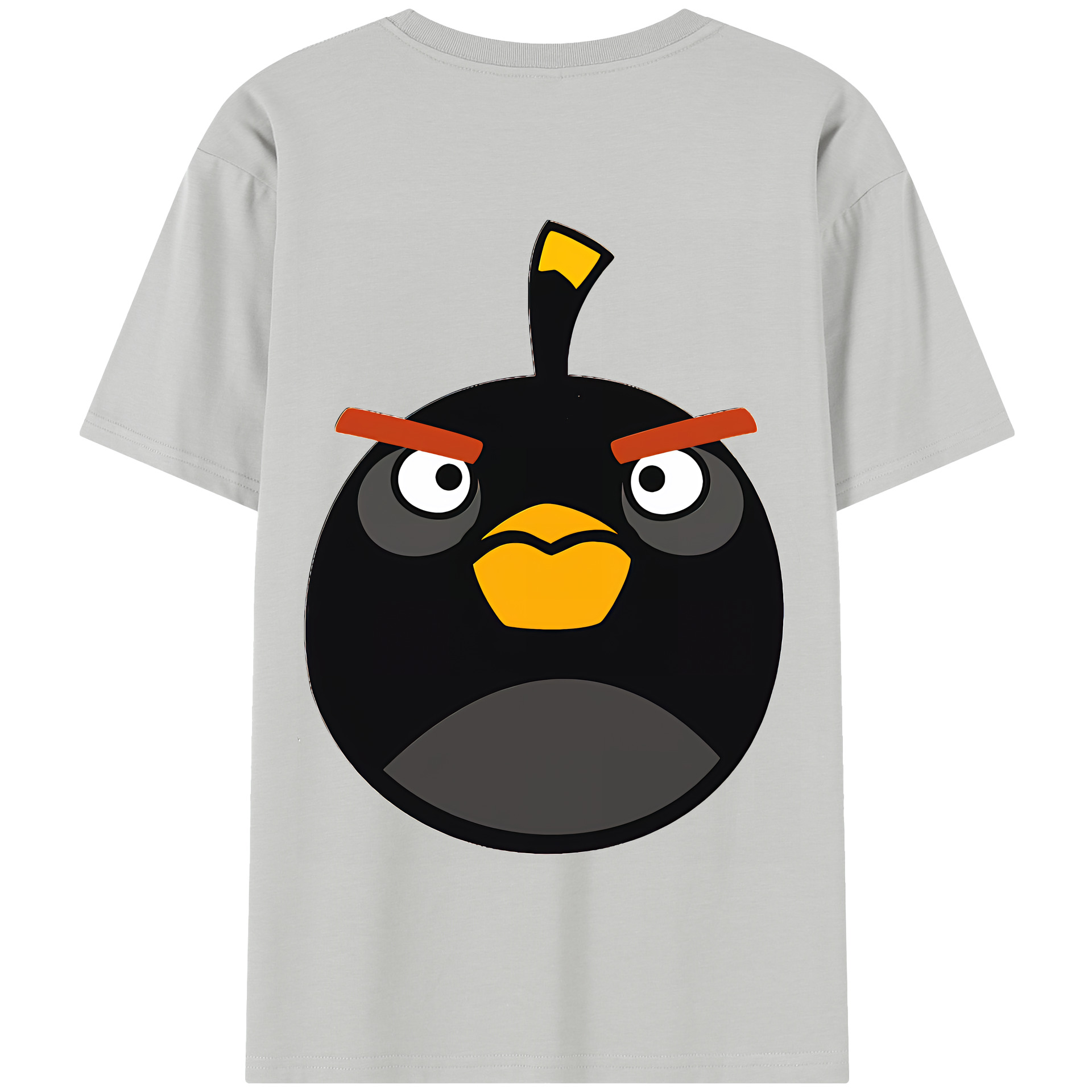 （画像用） Angry Birds アングリーバード 綿100％半袖Tシャツ（背面プリント）