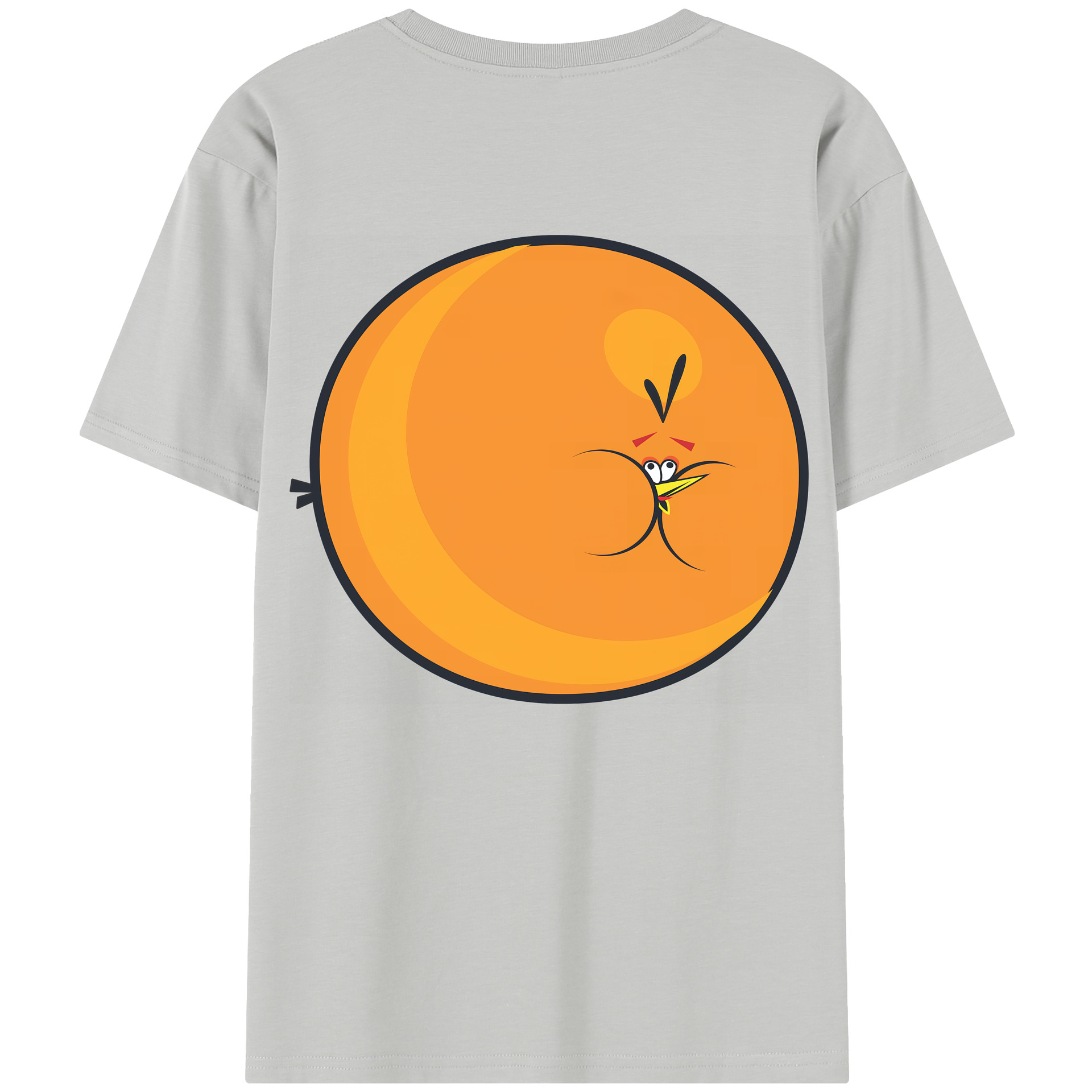 （画像用） Angry Birds アングリーバード 綿100％半袖Tシャツ（背面プリント）
