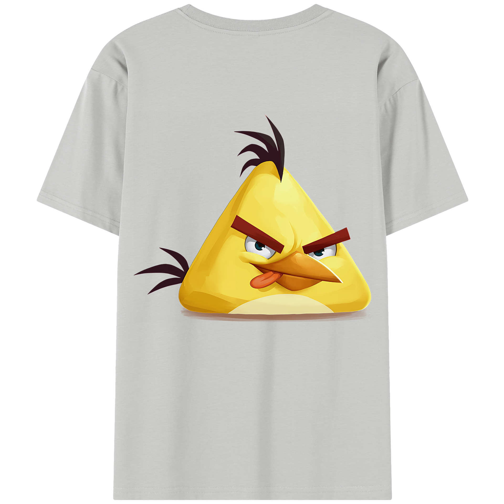 （画像用） Angry Birds アングリーバード 綿100％半袖Tシャツ（背面プリント）