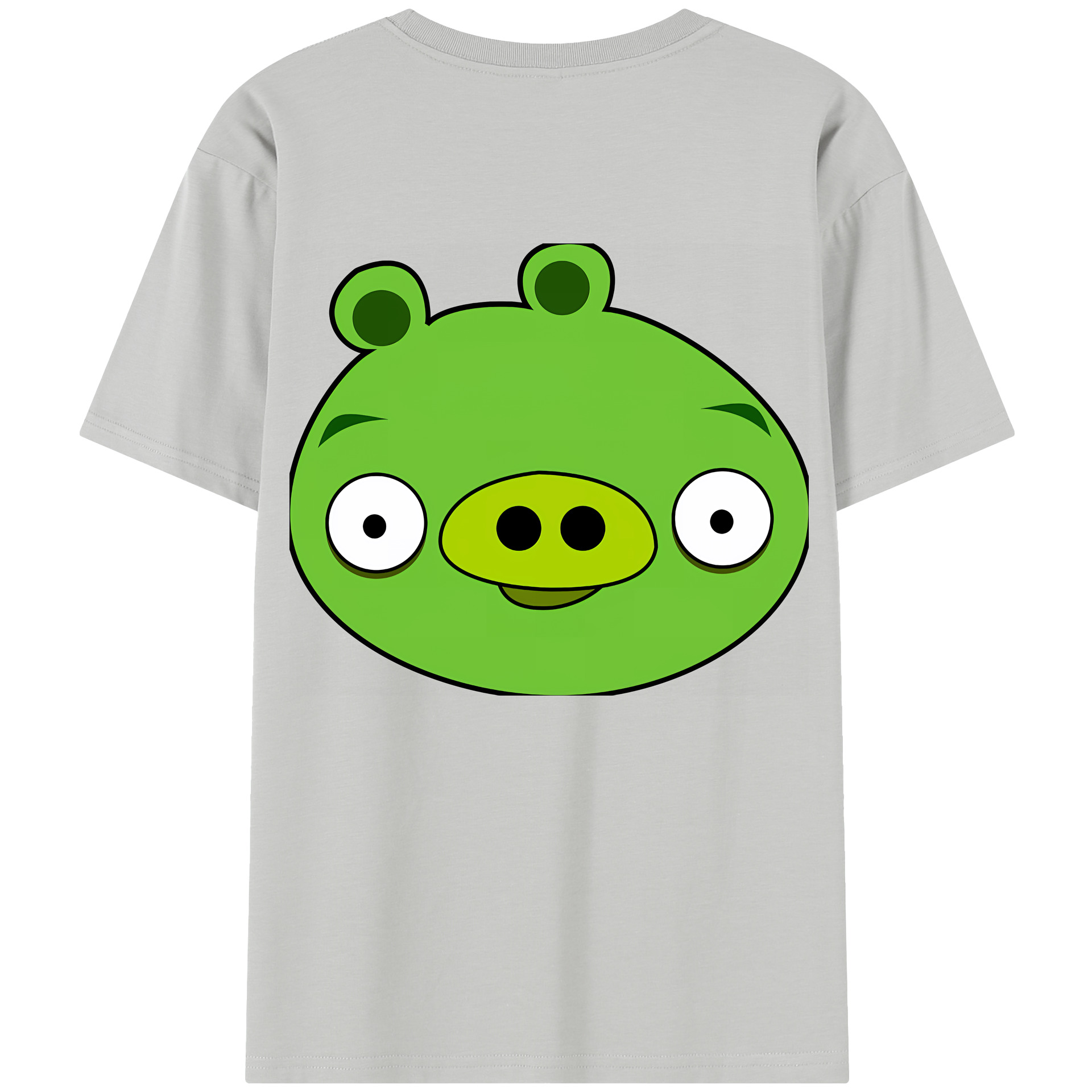 （画像用） Angry Birds アングリーバード 綿100％半袖Tシャツ（背面プリント）