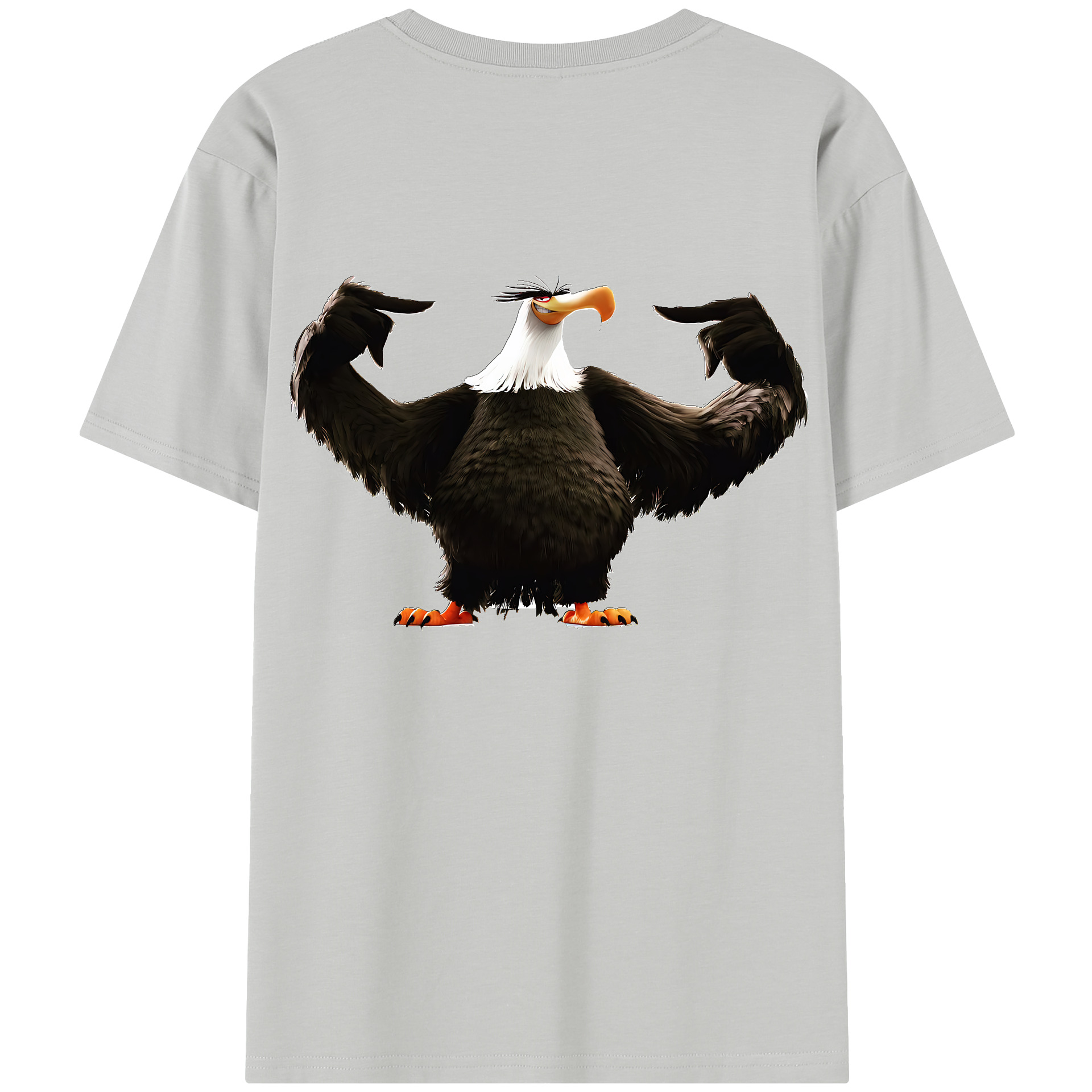 （画像用） Angry Birds アングリーバード 綿100％半袖Tシャツ（背面プリント）