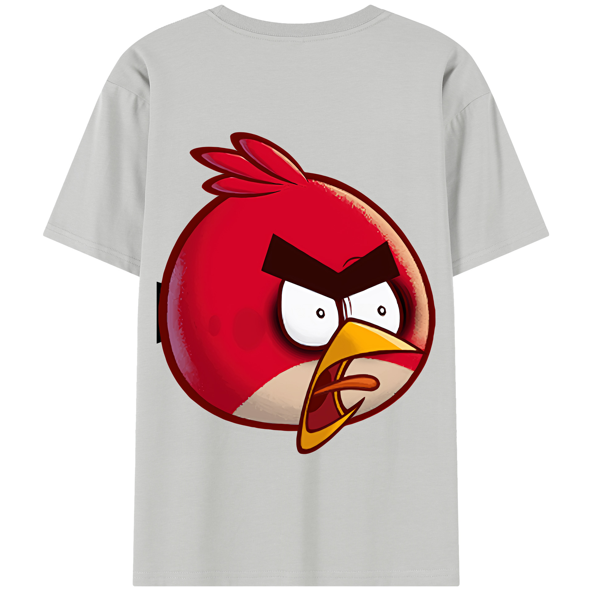 （画像用） Angry Birds アングリーバード 綿100％半袖Tシャツ（背面プリント）