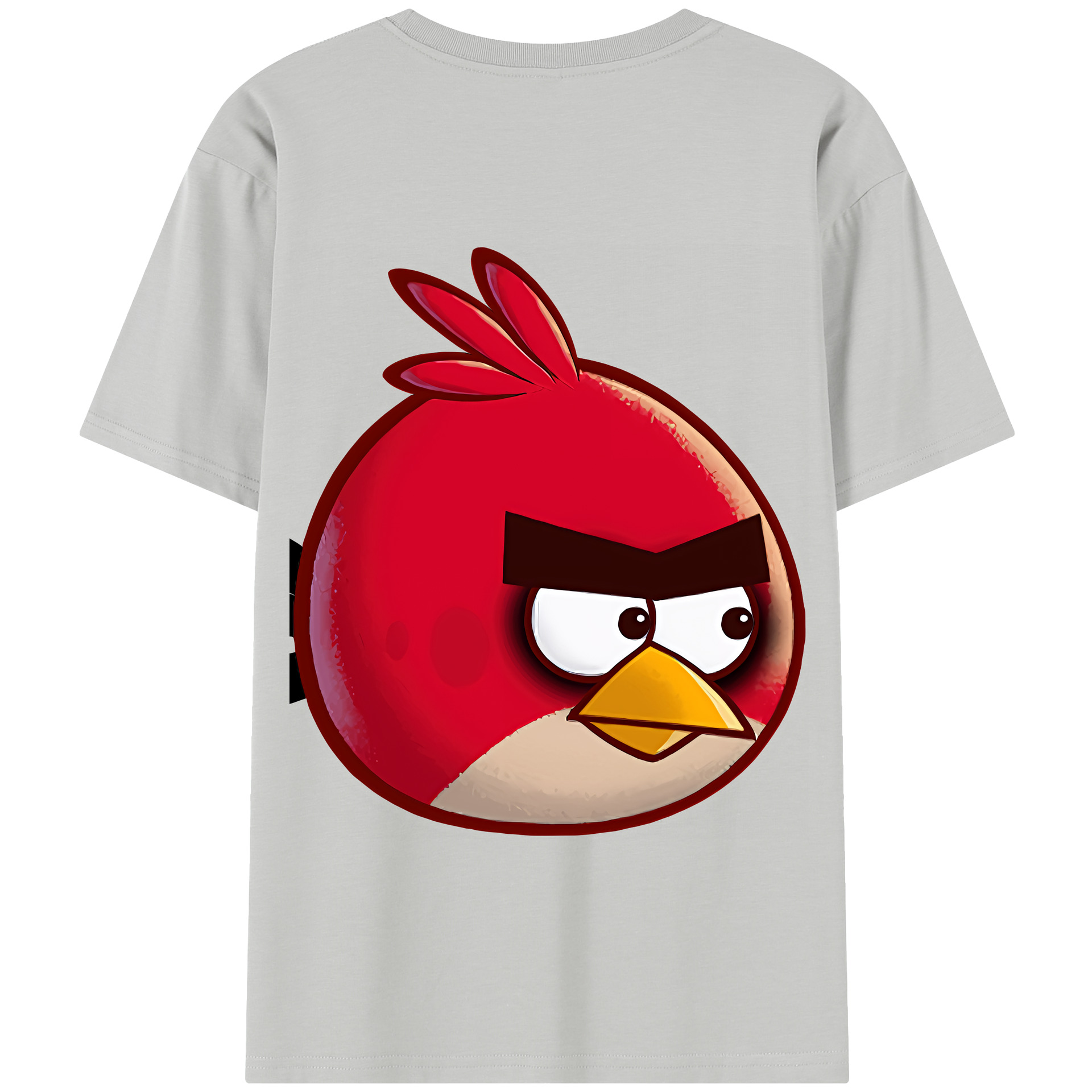 （画像用） Angry Birds アングリーバード 綿100％半袖Tシャツ（背面プリント）