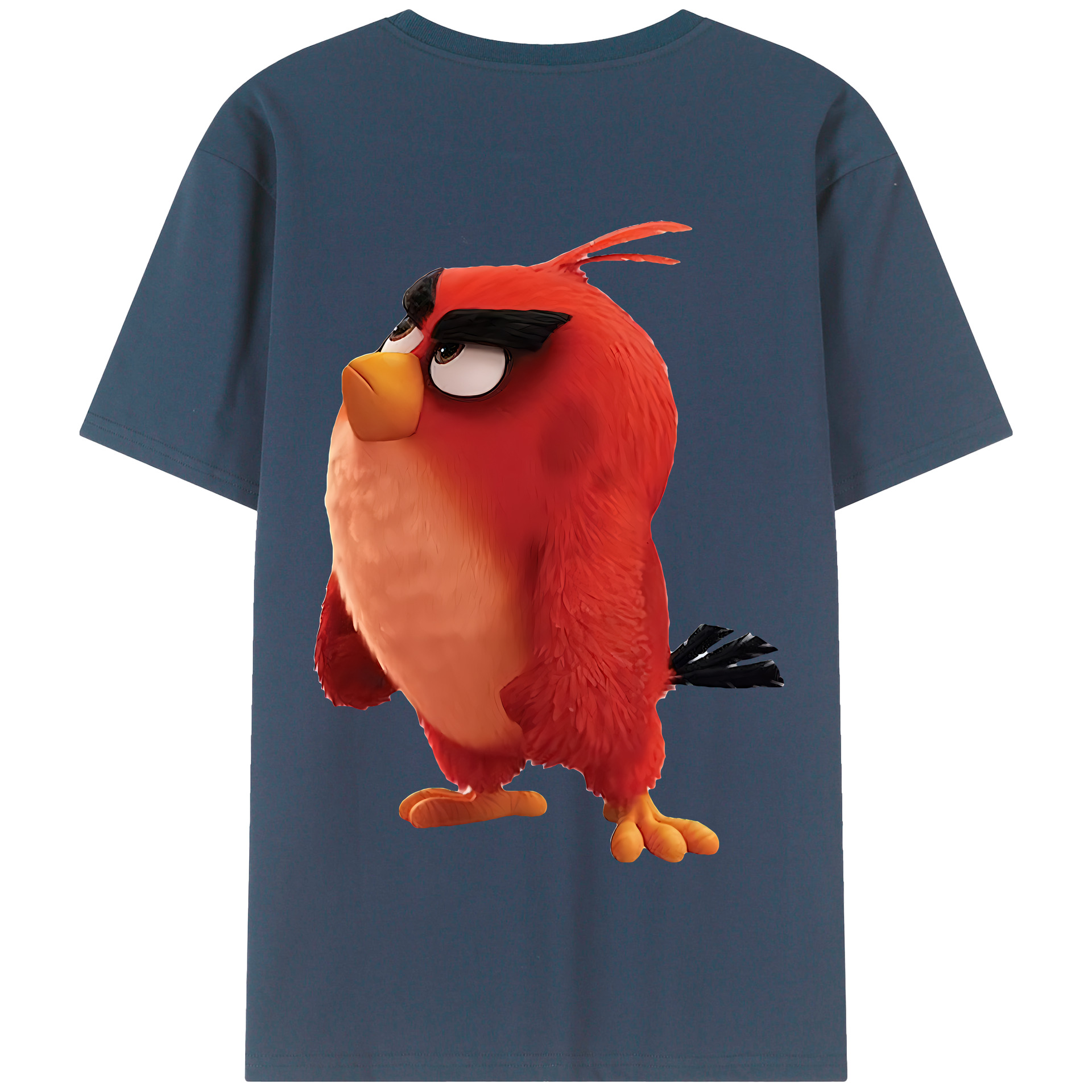 （画像用） Angry Birds アングリーバード 綿100％半袖Tシャツ（背面プリント）