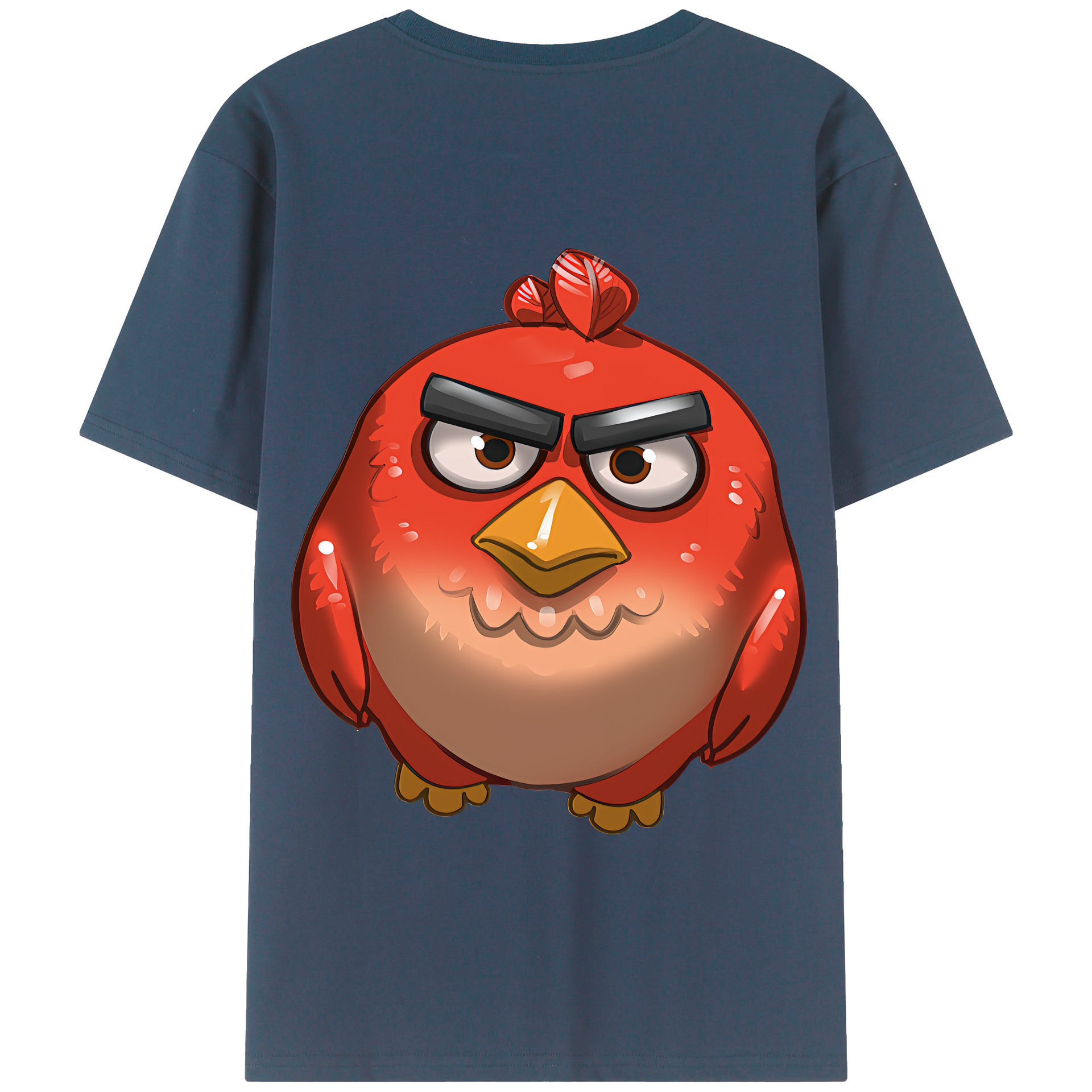 （画像用） Angry Birds アングリーバード 綿100％半袖Tシャツ（背面プリント）