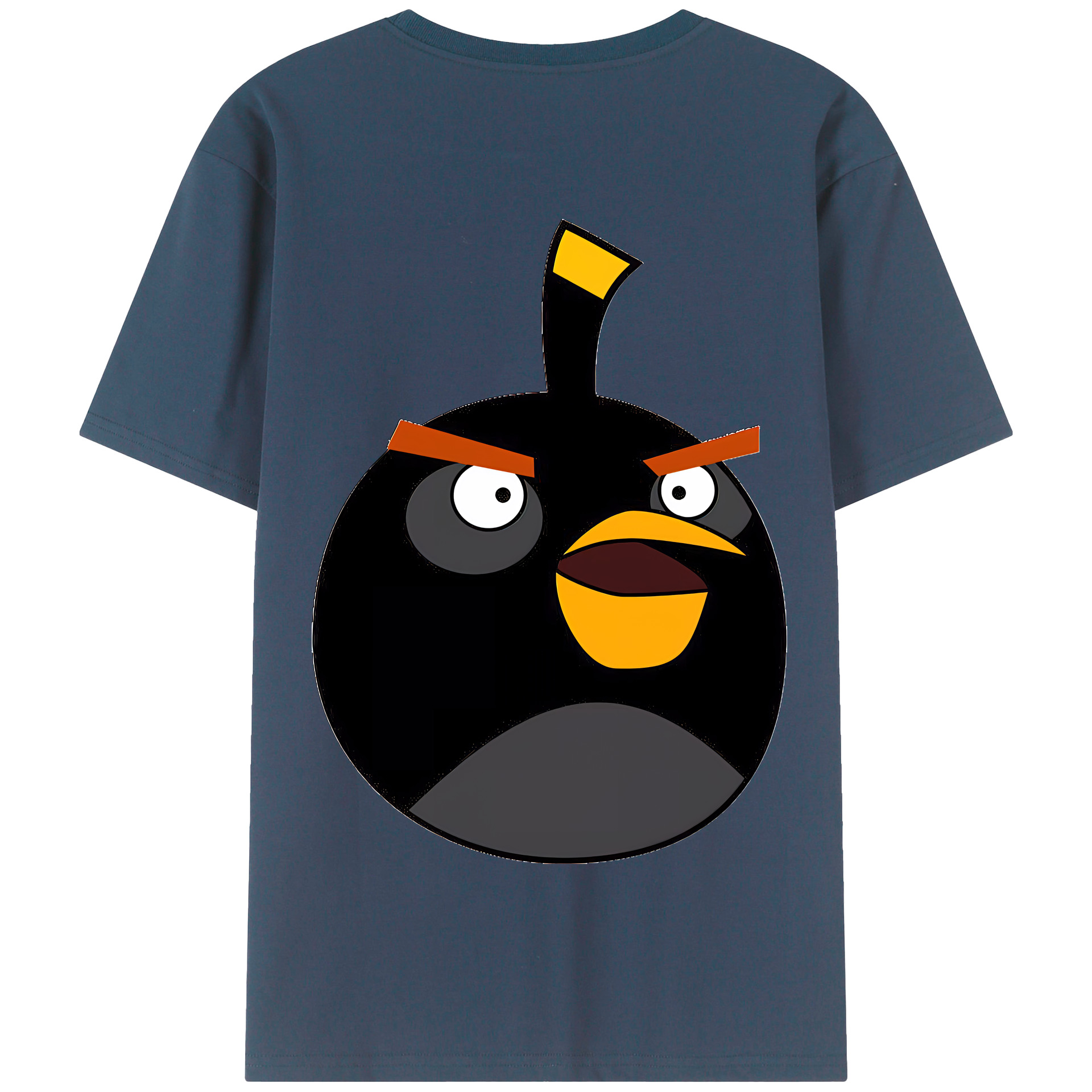 （画像用） Angry Birds アングリーバード 綿100％半袖Tシャツ（背面プリント）