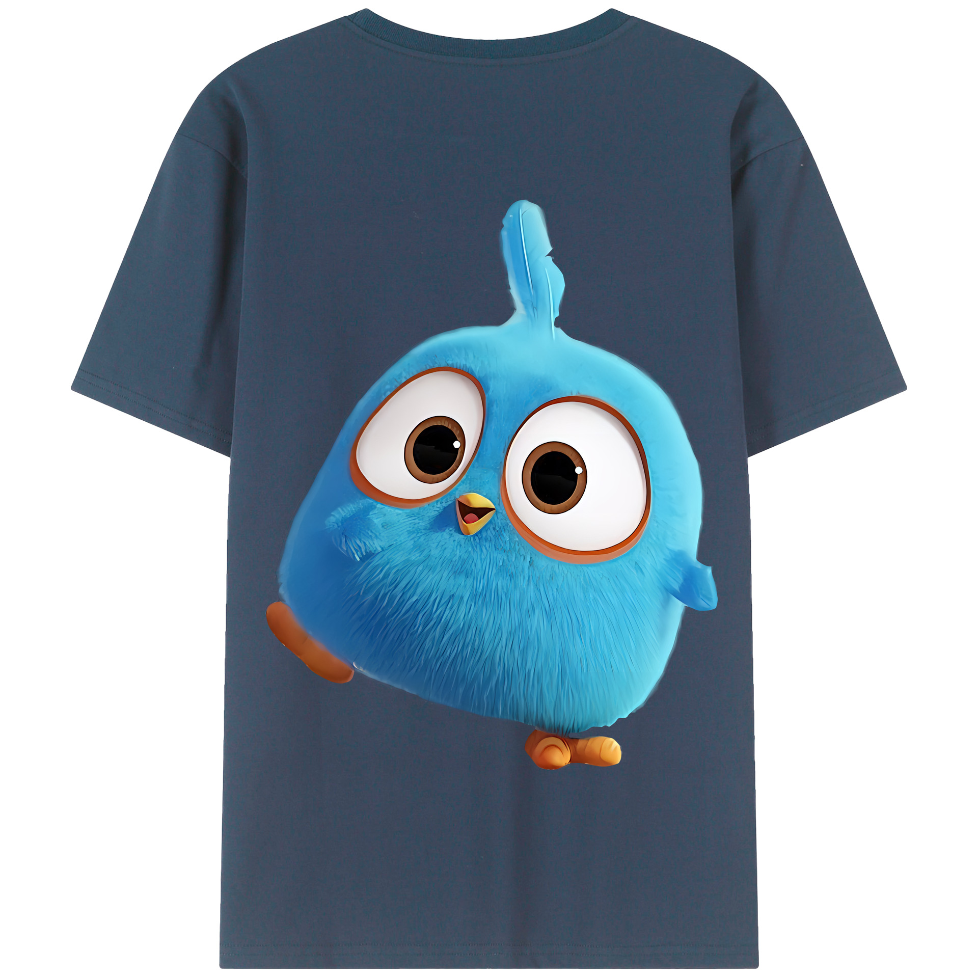 （画像用） Angry Birds アングリーバード 綿100％半袖Tシャツ（背面プリント）