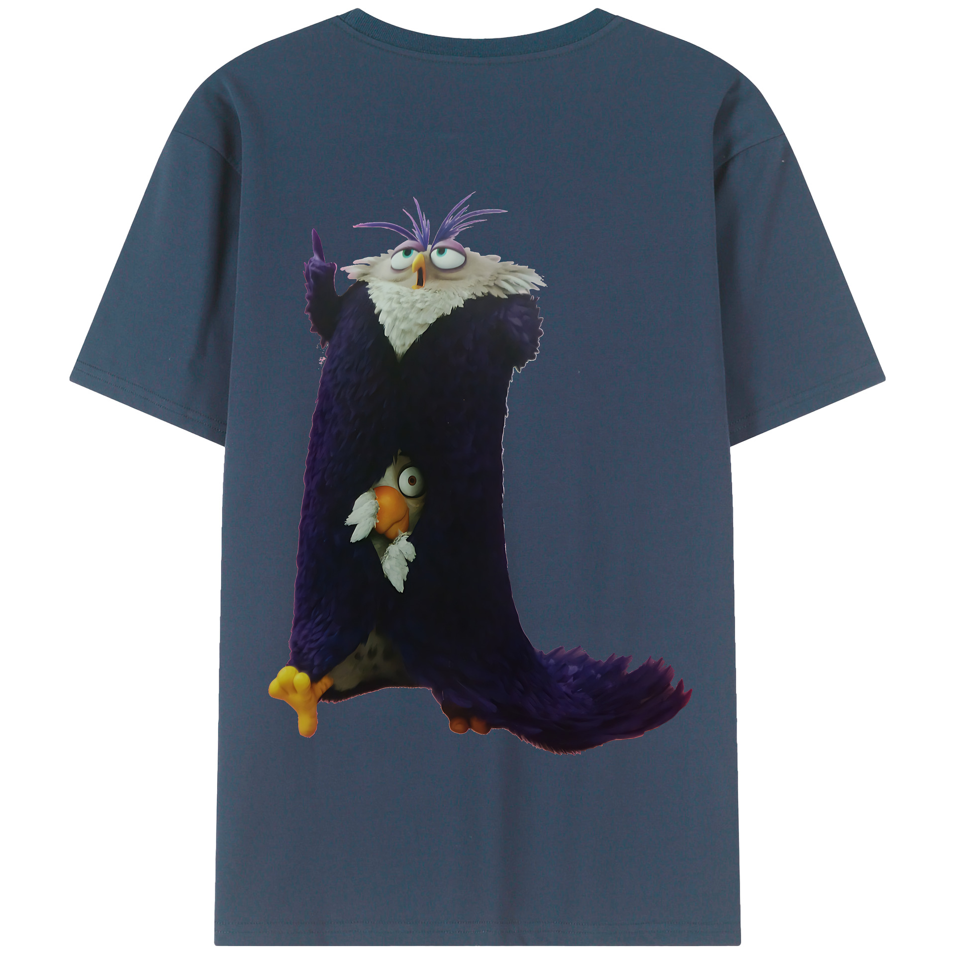 （画像用） Angry Birds アングリーバード 綿100％半袖Tシャツ（背面プリント）