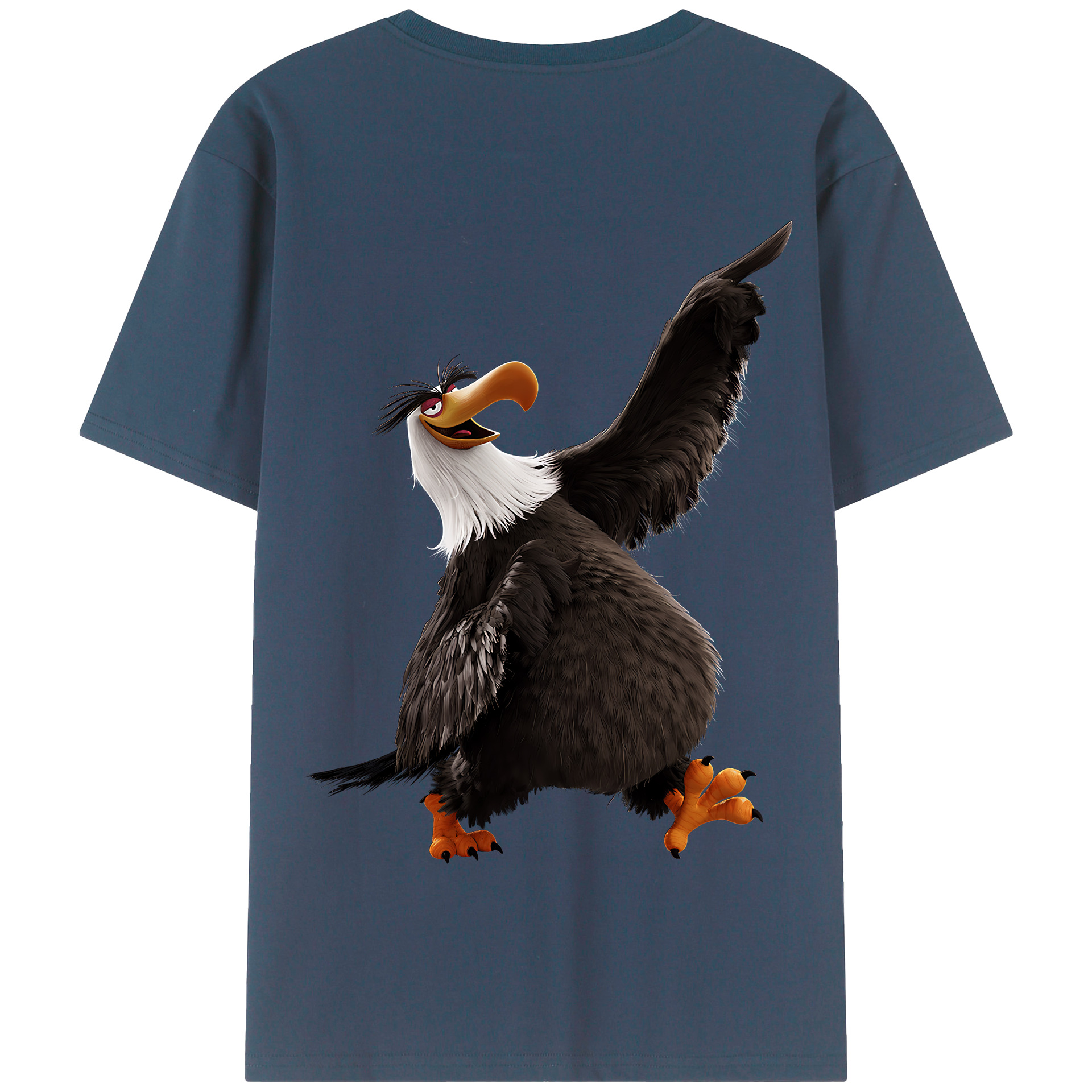 （画像用） Angry Birds アングリーバード 綿100％半袖Tシャツ（背面プリント）