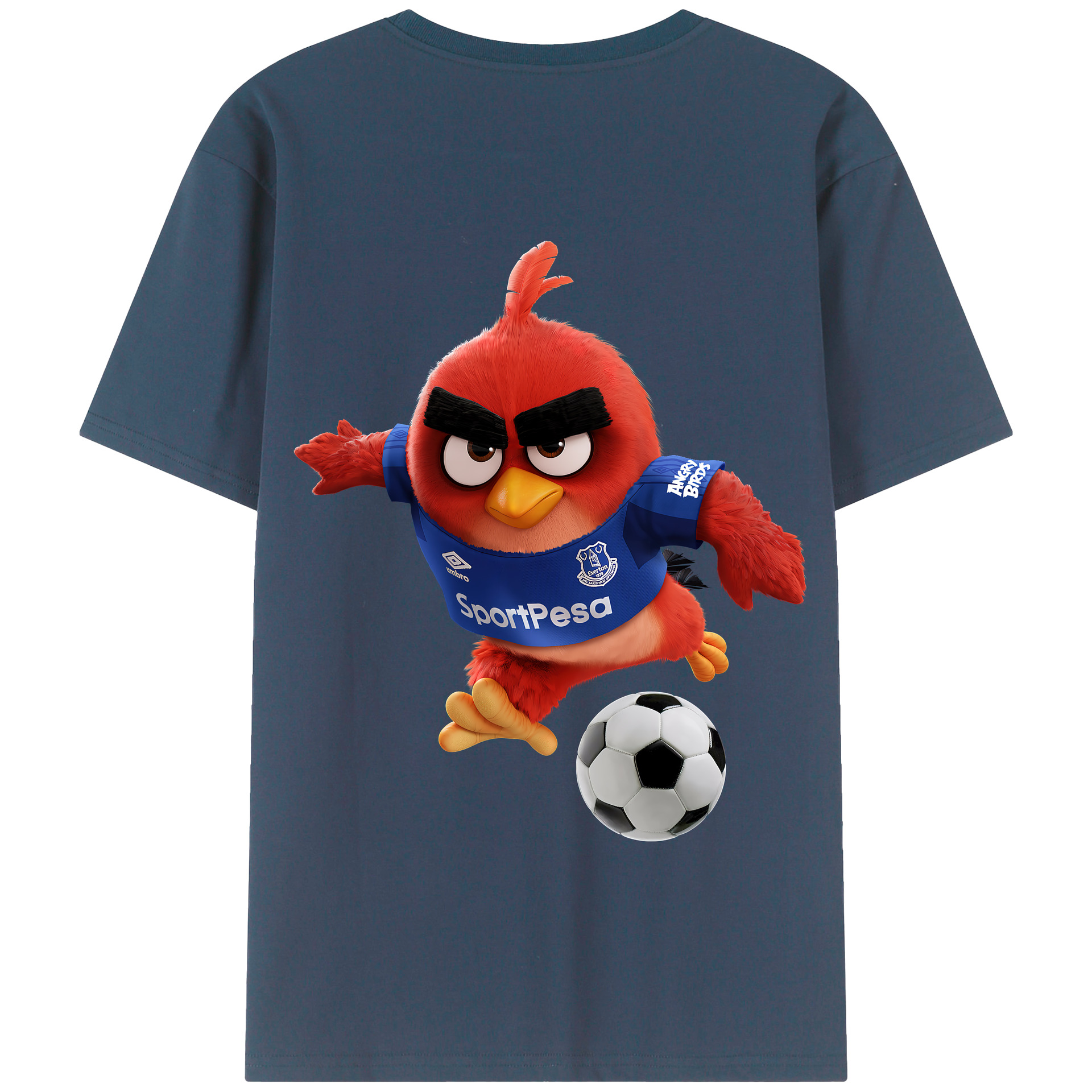 （画像用） Angry Birds アングリーバード 綿100％半袖Tシャツ（背面プリント）