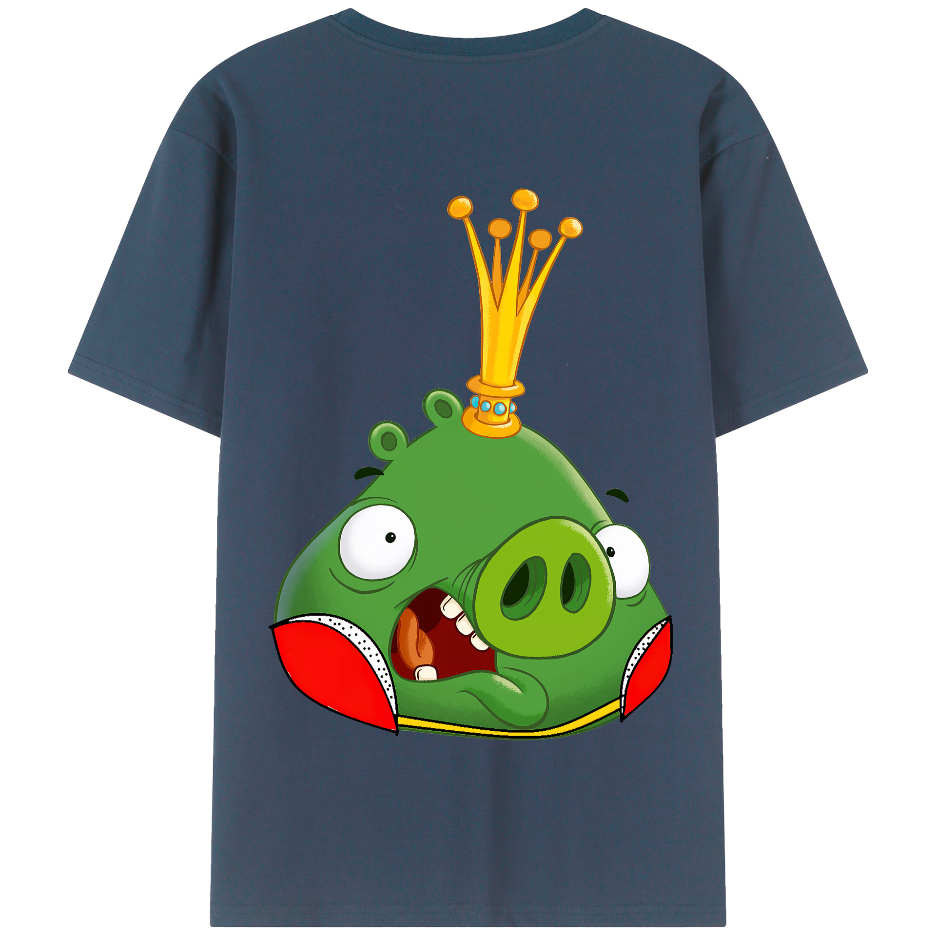 （画像用） Angry Birds アングリーバード 綿100％半袖Tシャツ（背面プリント）