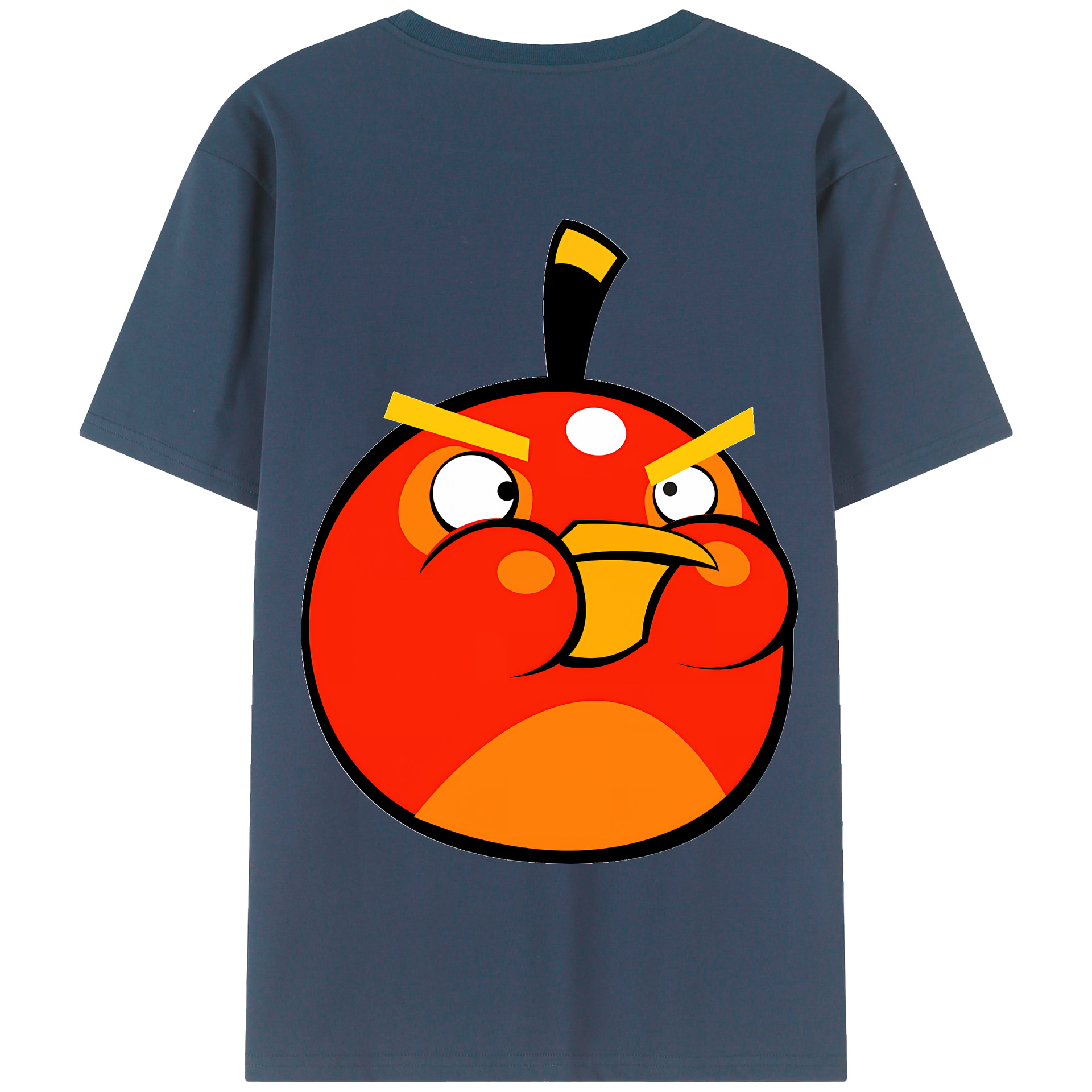 （画像用） Angry Birds アングリーバード 綿100％半袖Tシャツ（背面プリント）