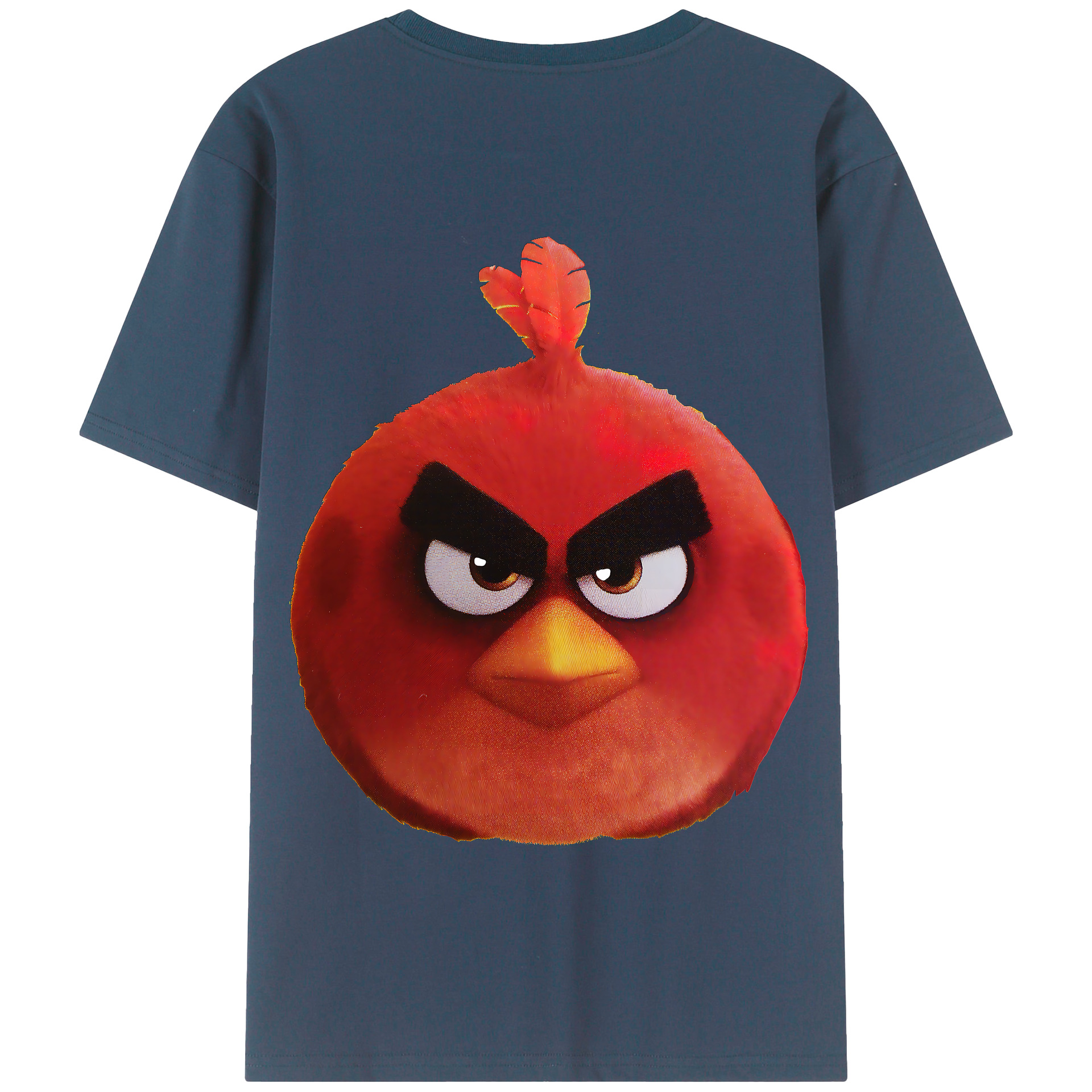 （画像用） Angry Birds アングリーバード 綿100％半袖Tシャツ（背面プリント）