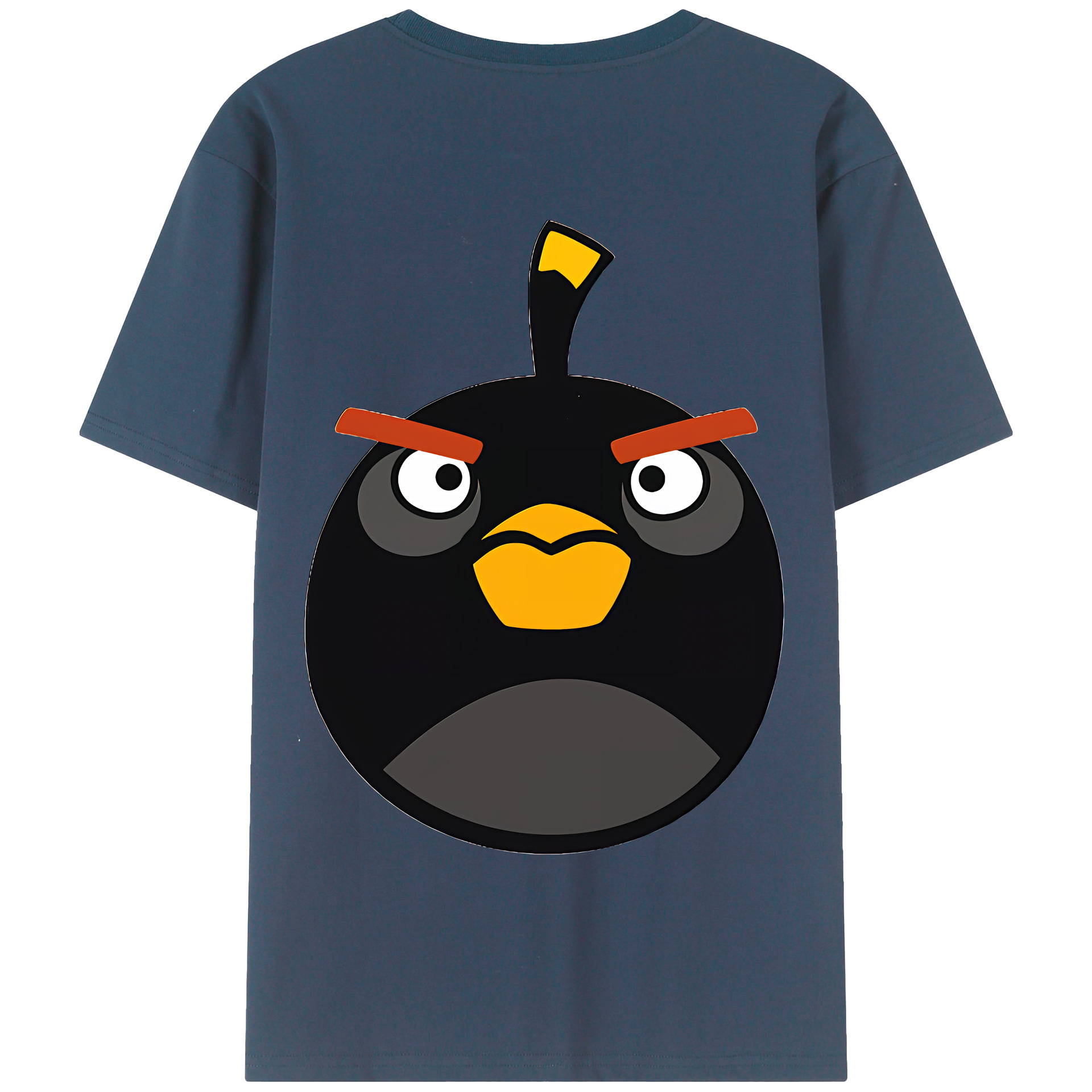 （画像用） Angry Birds アングリーバード 綿100％半袖Tシャツ（背面プリント）