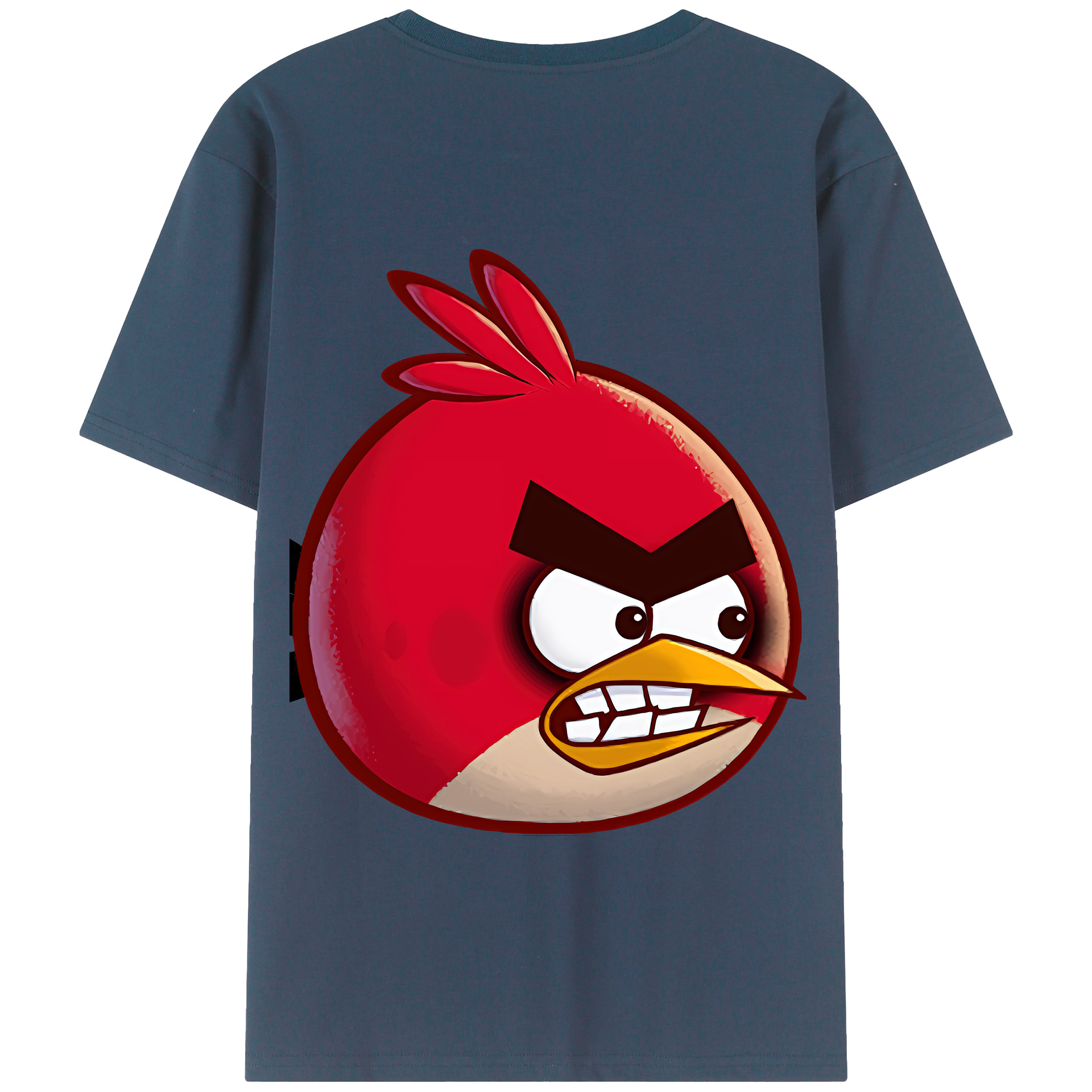 （画像用） Angry Birds アングリーバード 綿100％半袖Tシャツ（背面プリント）