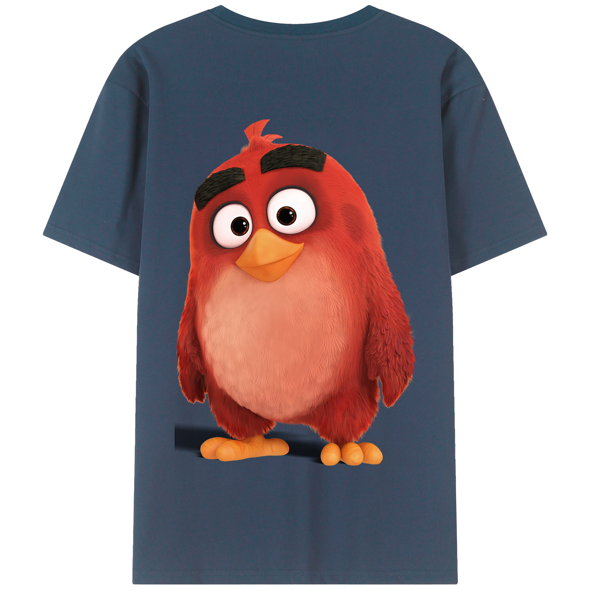 （画像用） Angry Birds アングリーバード 綿100％半袖Tシャツ（背面プリント）