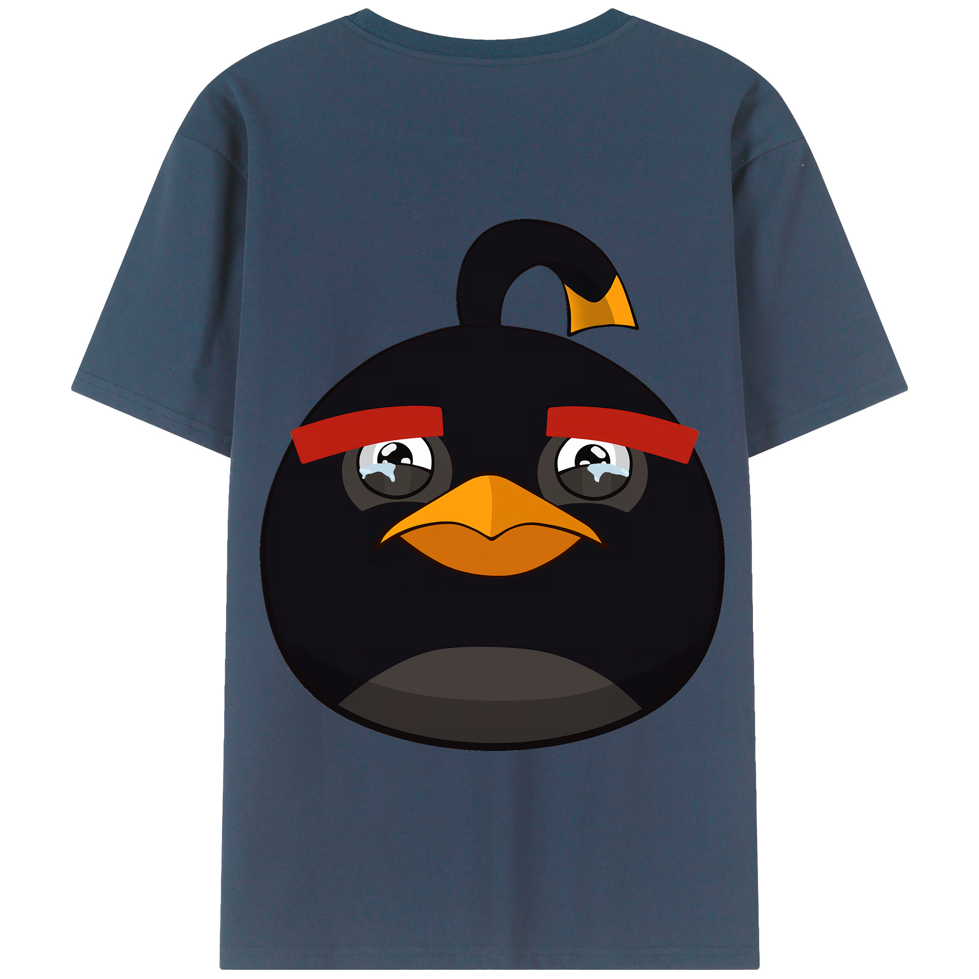 （画像用） Angry Birds アングリーバード 綿100％半袖Tシャツ（背面プリント）