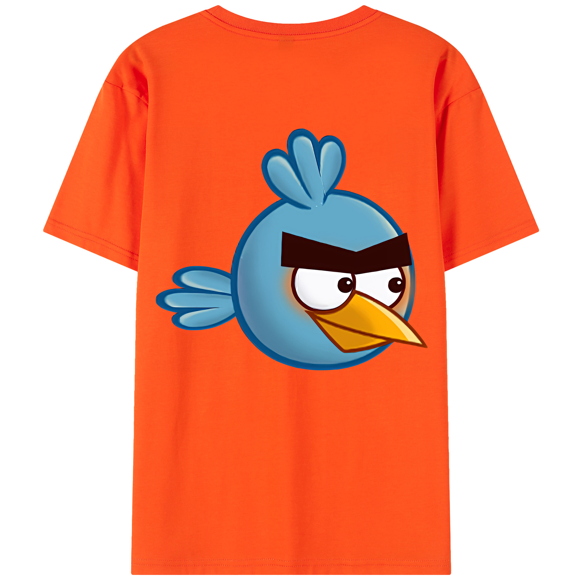 （画像用） Angry Birds アングリーバード 綿100％半袖Tシャツ（背面プリント）