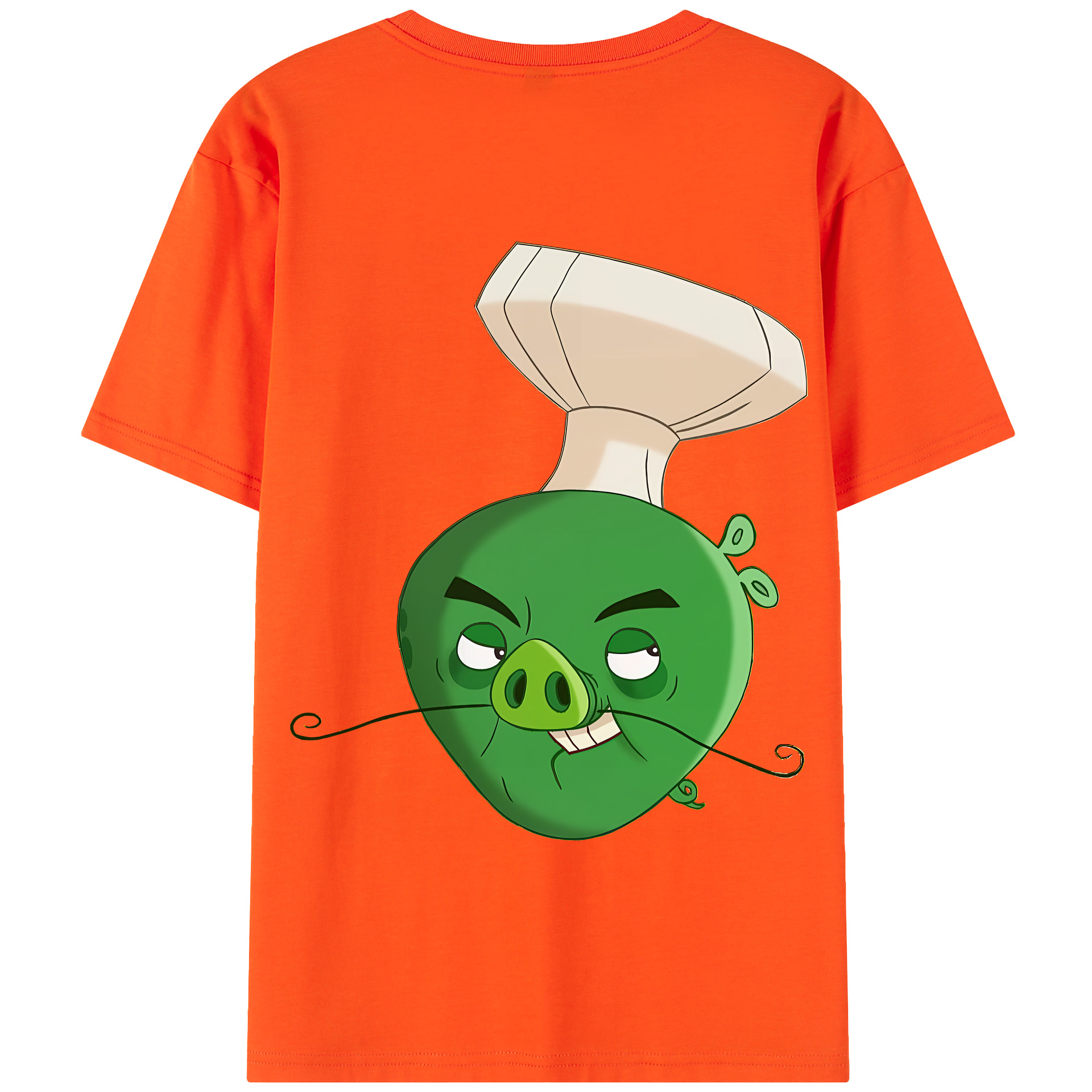 （画像用） Angry Birds アングリーバード 綿100％半袖Tシャツ（背面プリント）