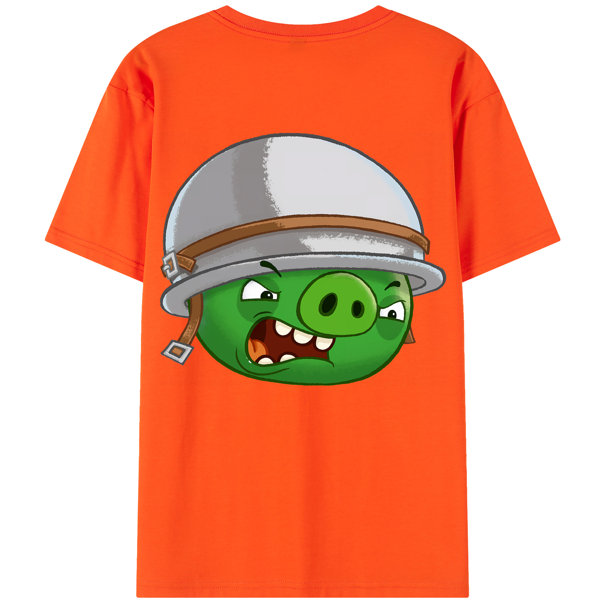 （画像用） Angry Birds アングリーバード 綿100％半袖Tシャツ（背面プリント）