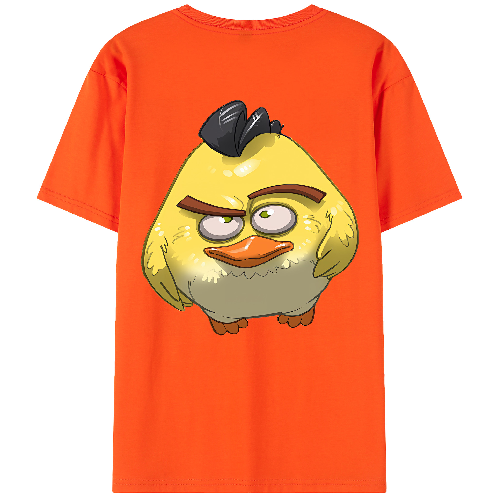 （画像用） Angry Birds アングリーバード 綿100％半袖Tシャツ（背面プリント）