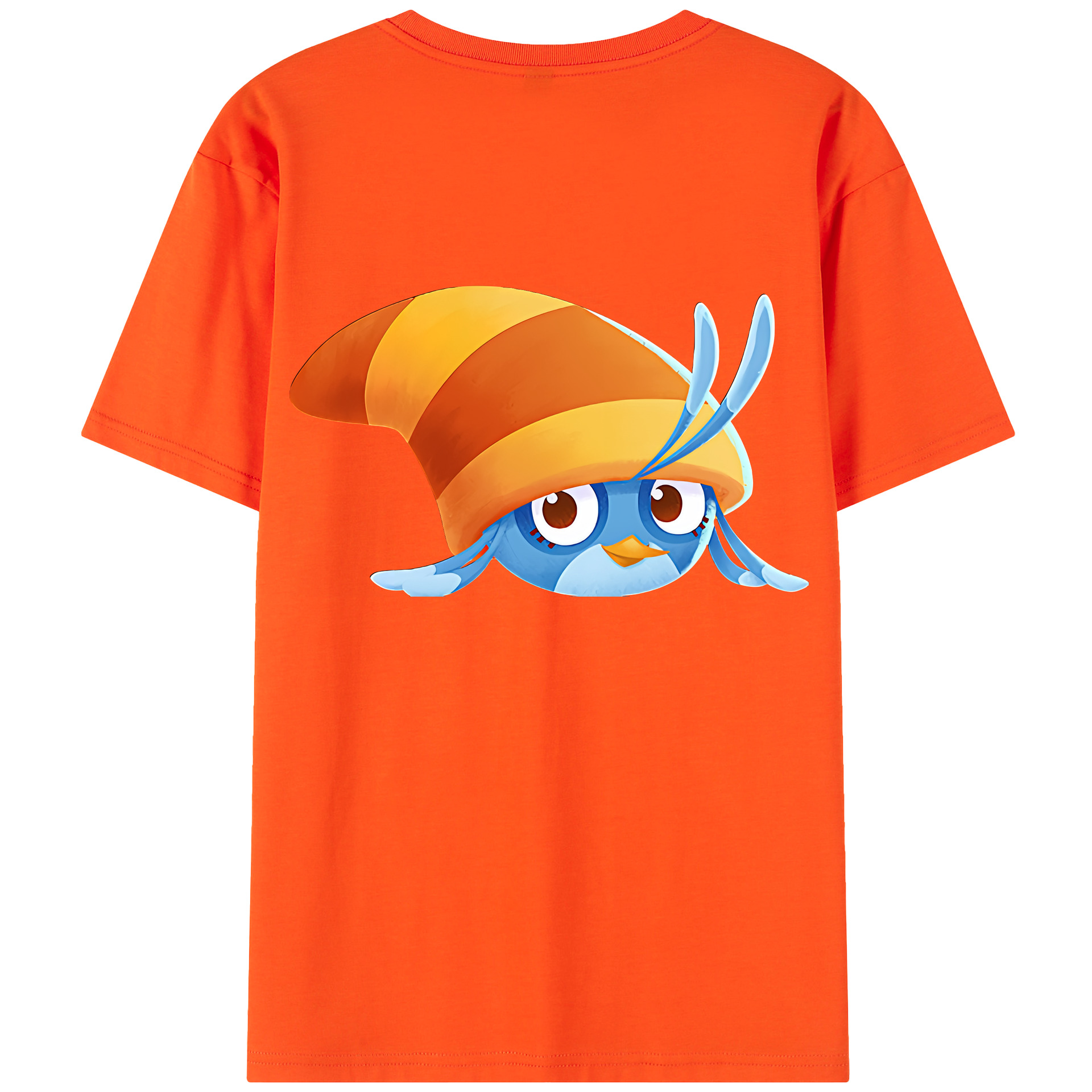 （画像用） Angry Birds アングリーバード 綿100％半袖Tシャツ（背面プリント）