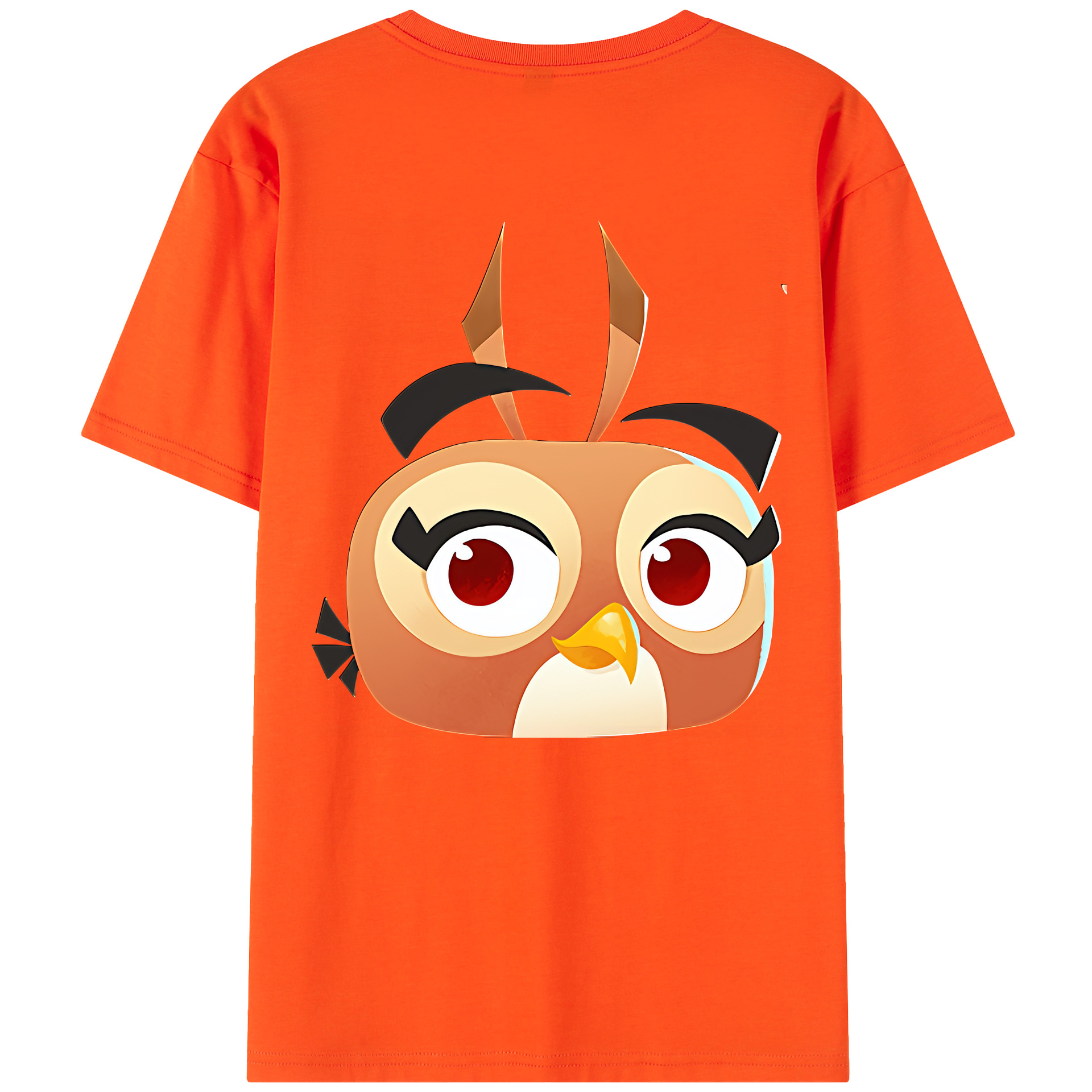 （画像用） Angry Birds アングリーバード 綿100％半袖Tシャツ（背面プリント）