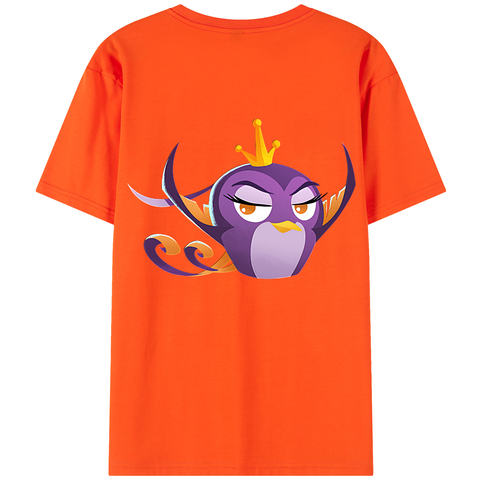 （画像用） Angry Birds アングリーバード 綿100％半袖Tシャツ（背面プリント）