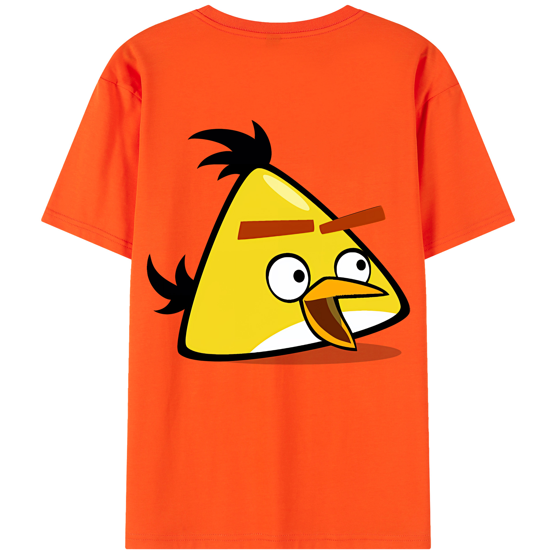（画像用） Angry Birds アングリーバード 綿100％半袖Tシャツ（背面プリント）