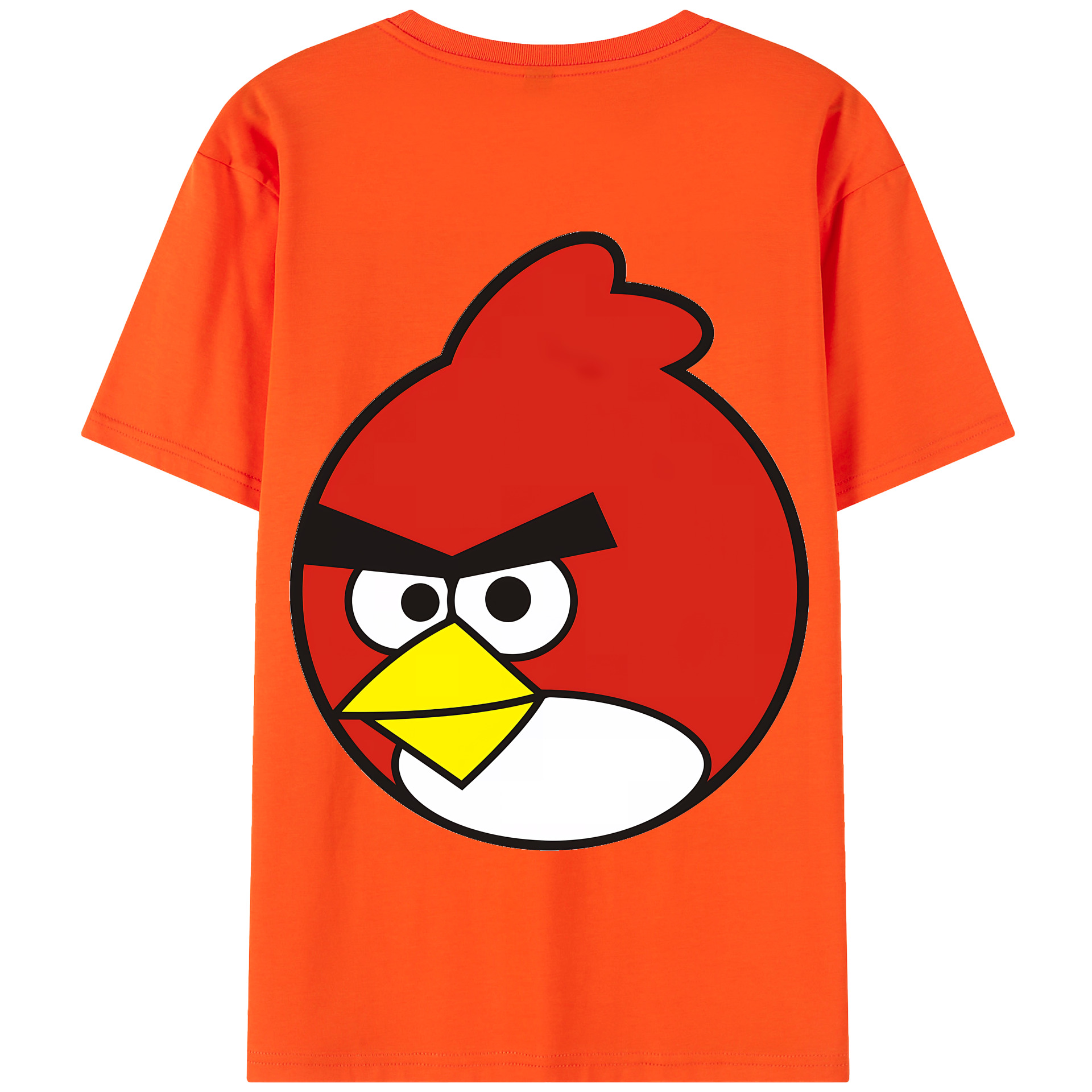 （画像用） Angry Birds アングリーバード 綿100％半袖Tシャツ（背面プリント）