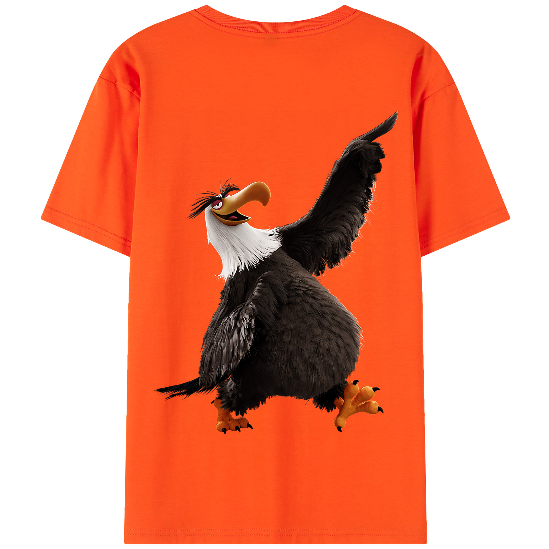 （画像用） Angry Birds アングリーバード 綿100％半袖Tシャツ（背面プリント）
