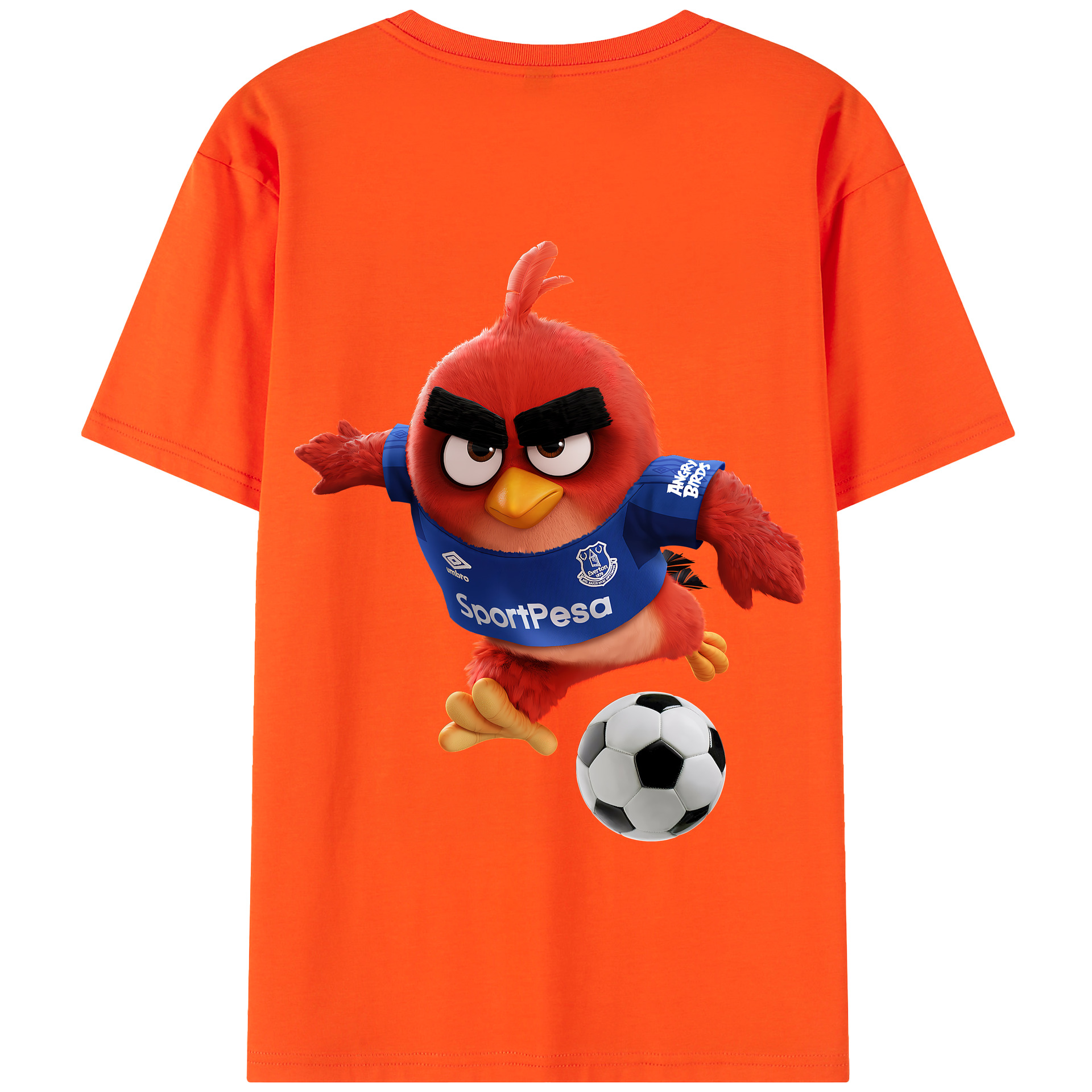 （画像用） Angry Birds アングリーバード 綿100％半袖Tシャツ（背面プリント）