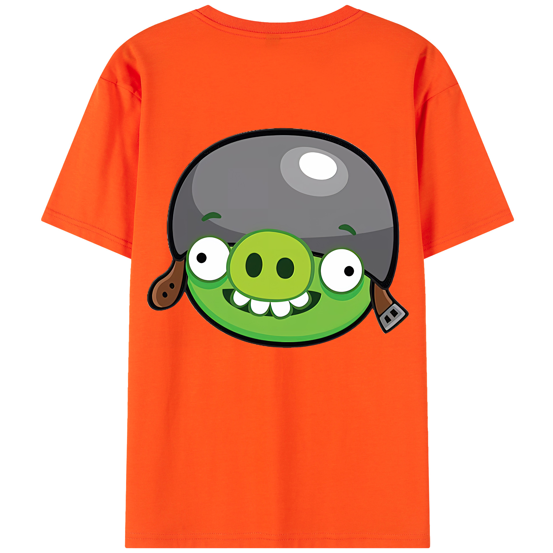 （画像用） Angry Birds アングリーバード 綿100％半袖Tシャツ（背面プリント）