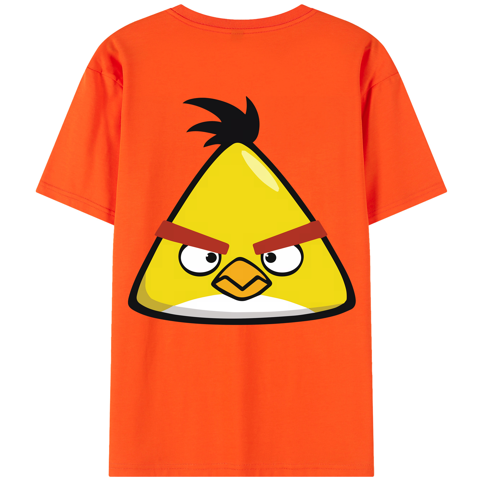 （画像用） Angry Birds アングリーバード 綿100％半袖Tシャツ（背面プリント）