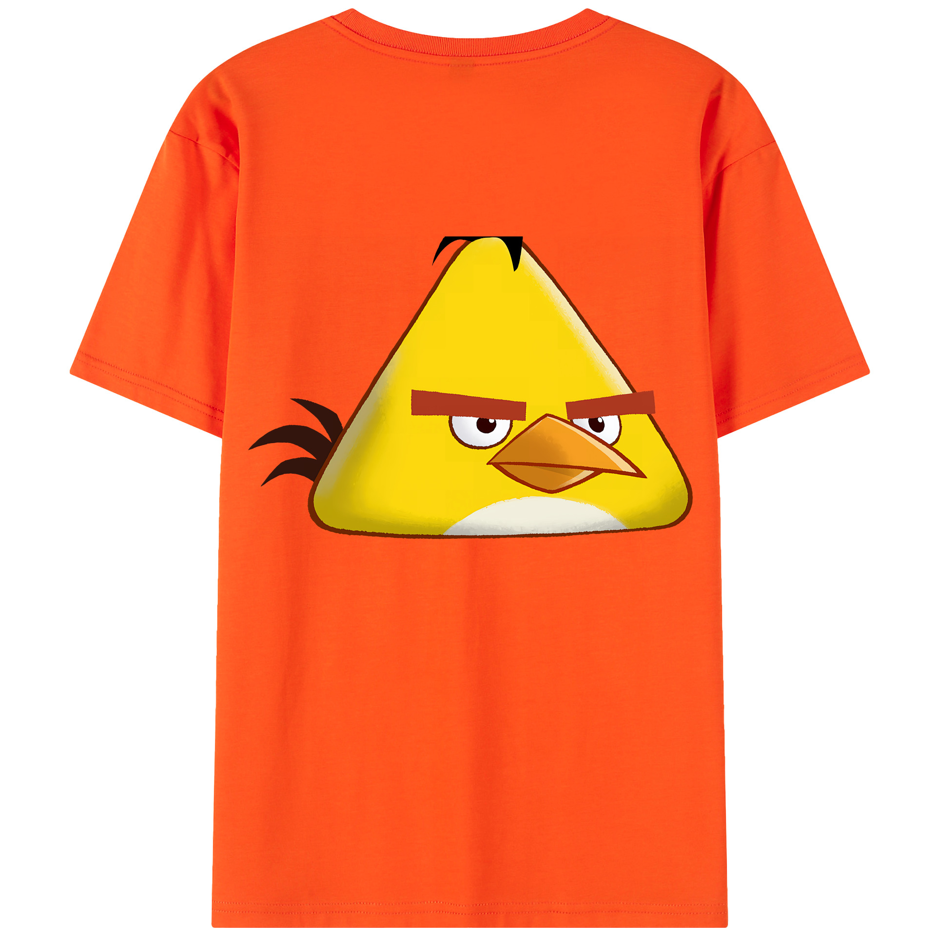 （画像用） Angry Birds アングリーバード 綿100％半袖Tシャツ（背面プリント）