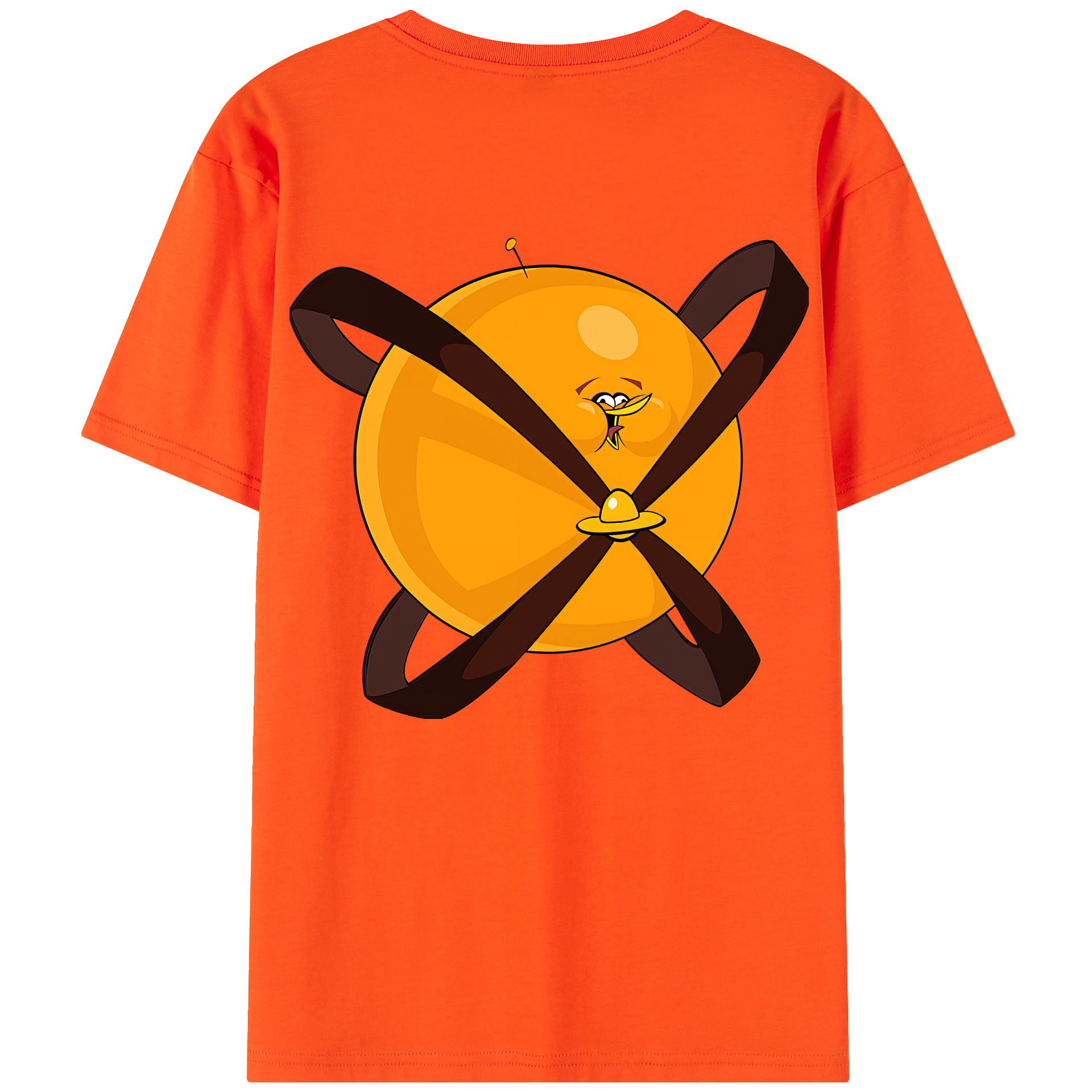 （画像用） Angry Birds アングリーバード 綿100％半袖Tシャツ（背面プリント）