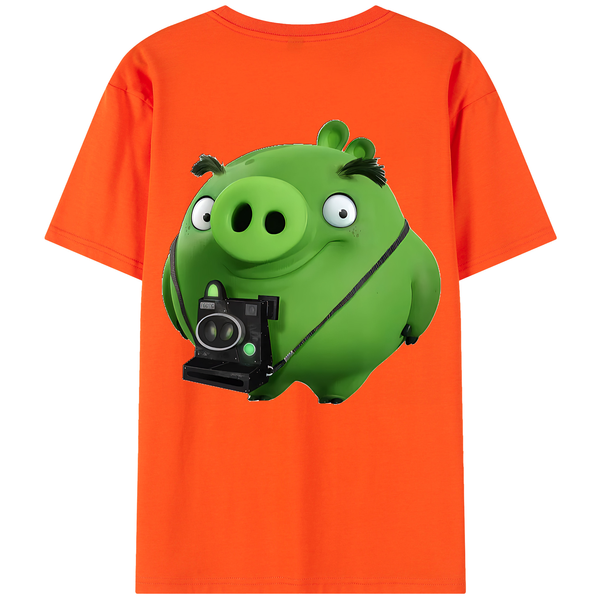 （画像用） Angry Birds アングリーバード 綿100％半袖Tシャツ（背面プリント）
