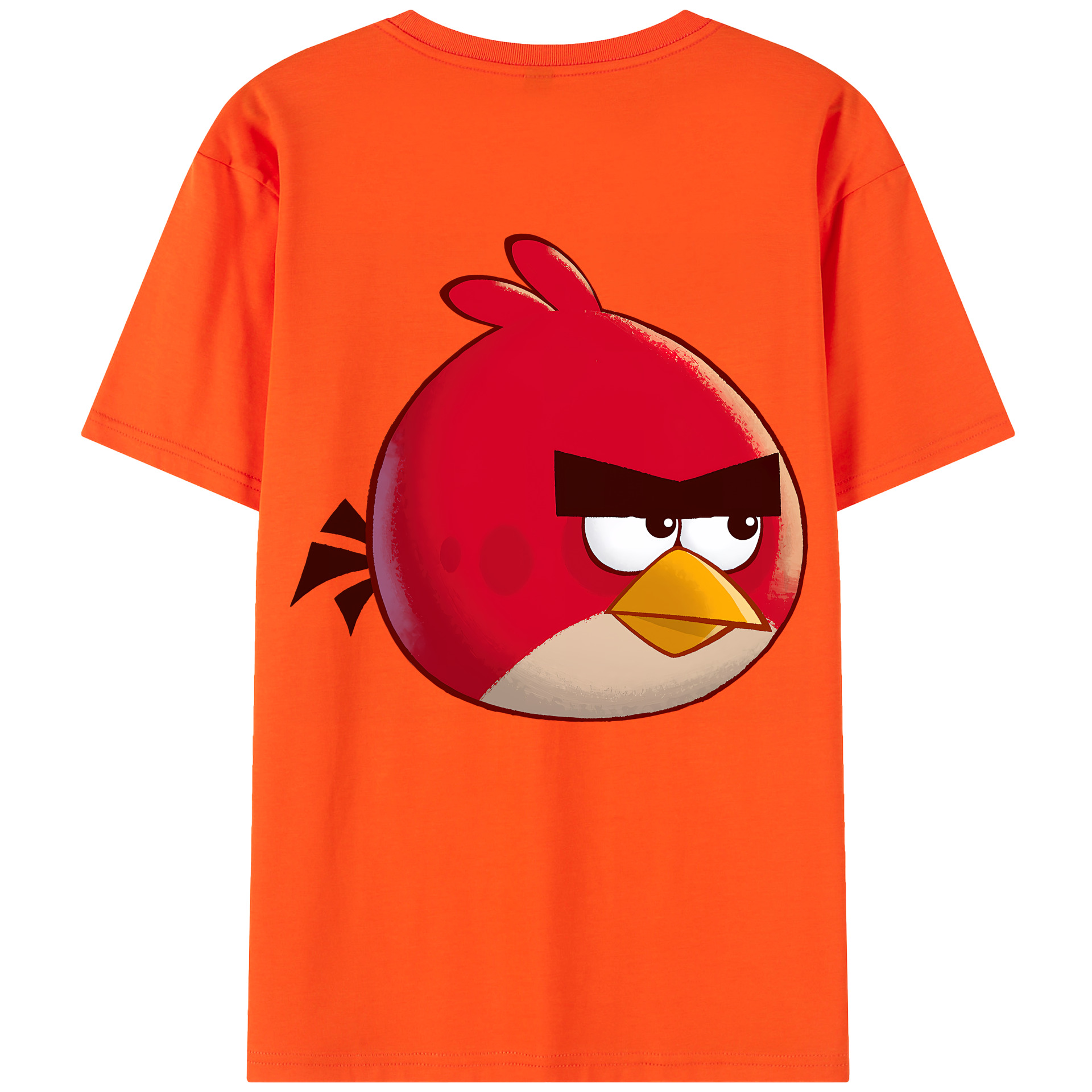 （画像用） Angry Birds アングリーバード 綿100％半袖Tシャツ（背面プリント）