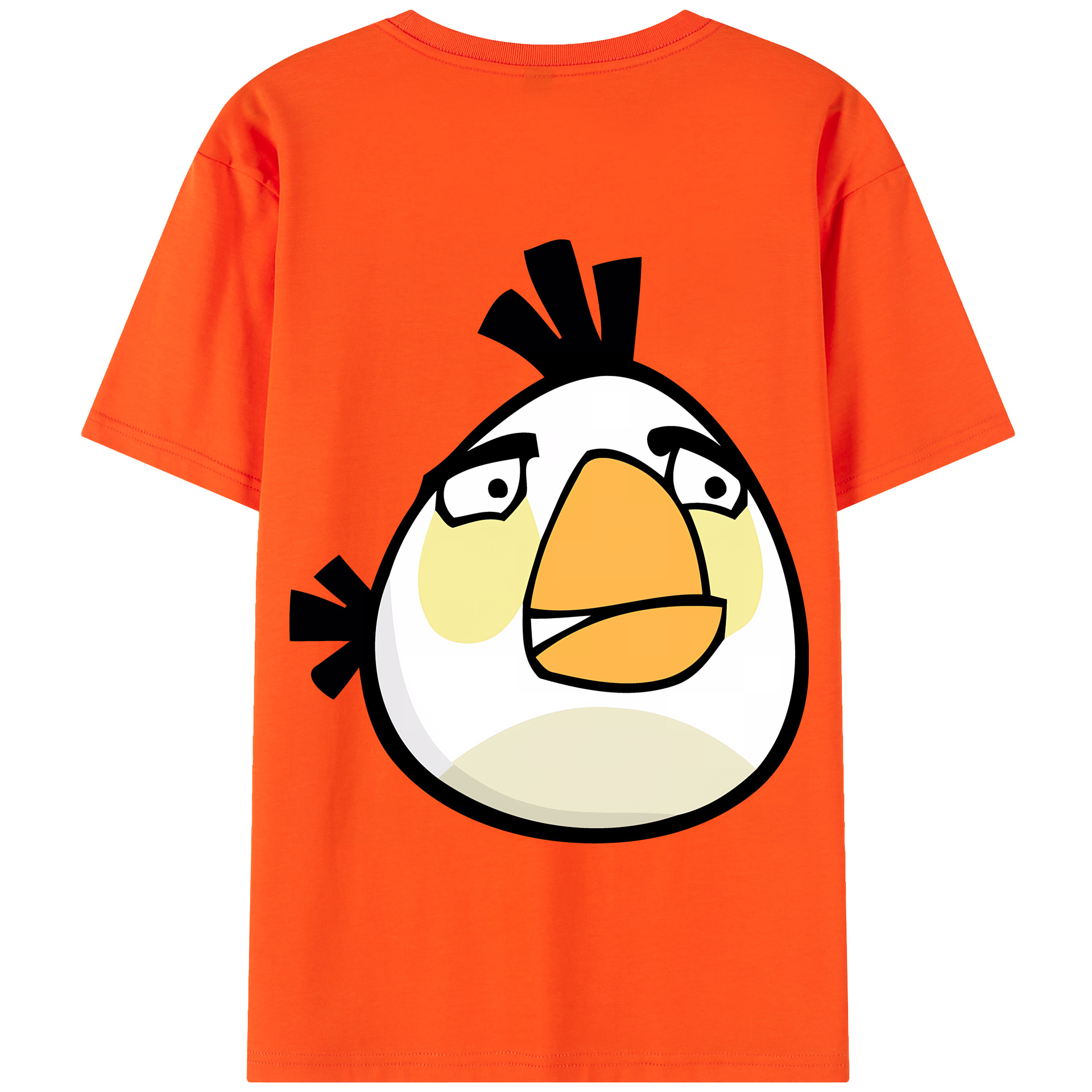 （画像用） Angry Birds アングリーバード 綿100％半袖Tシャツ（背面プリント）
