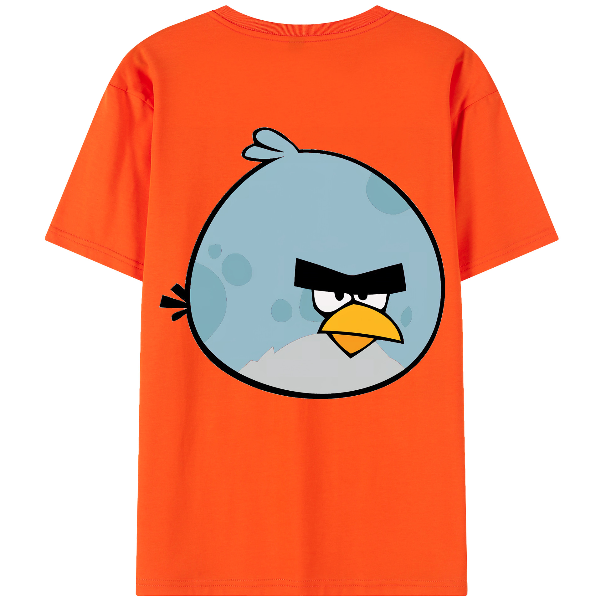 （画像用） Angry Birds アングリーバード 綿100％半袖Tシャツ（背面プリント）