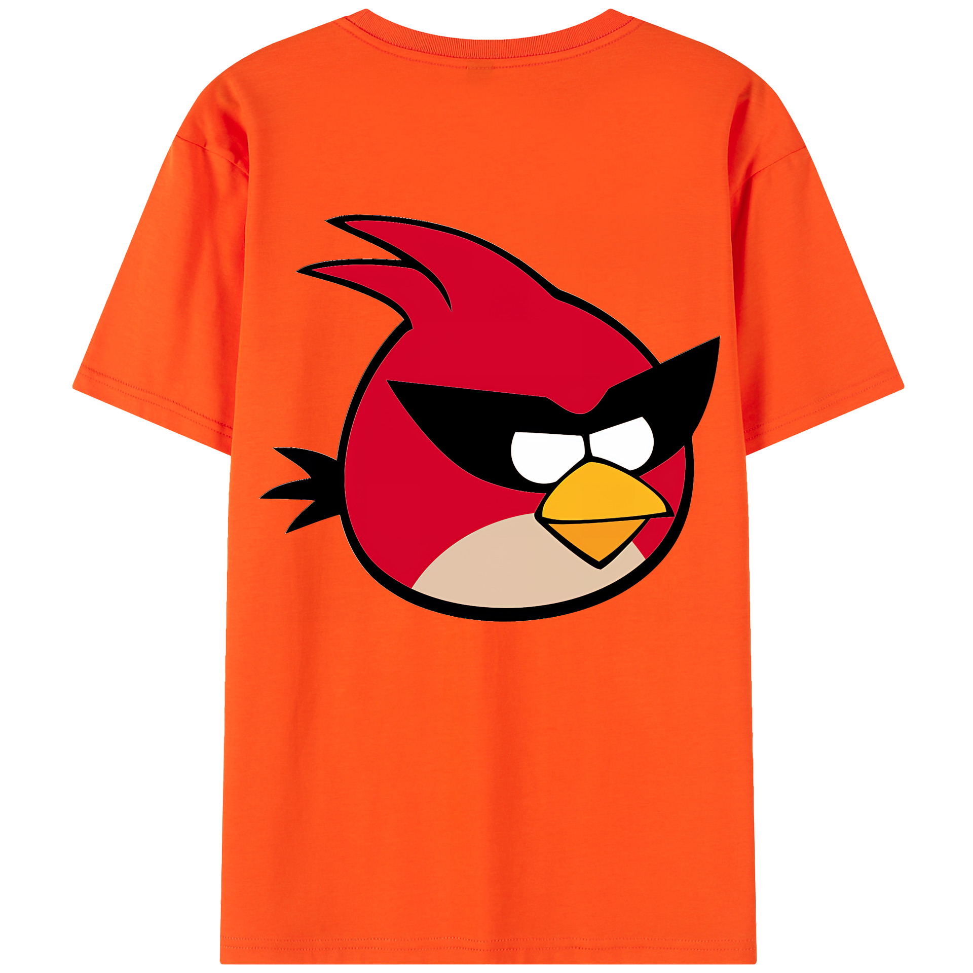 （画像用） Angry Birds アングリーバード 綿100％半袖Tシャツ（背面プリント）