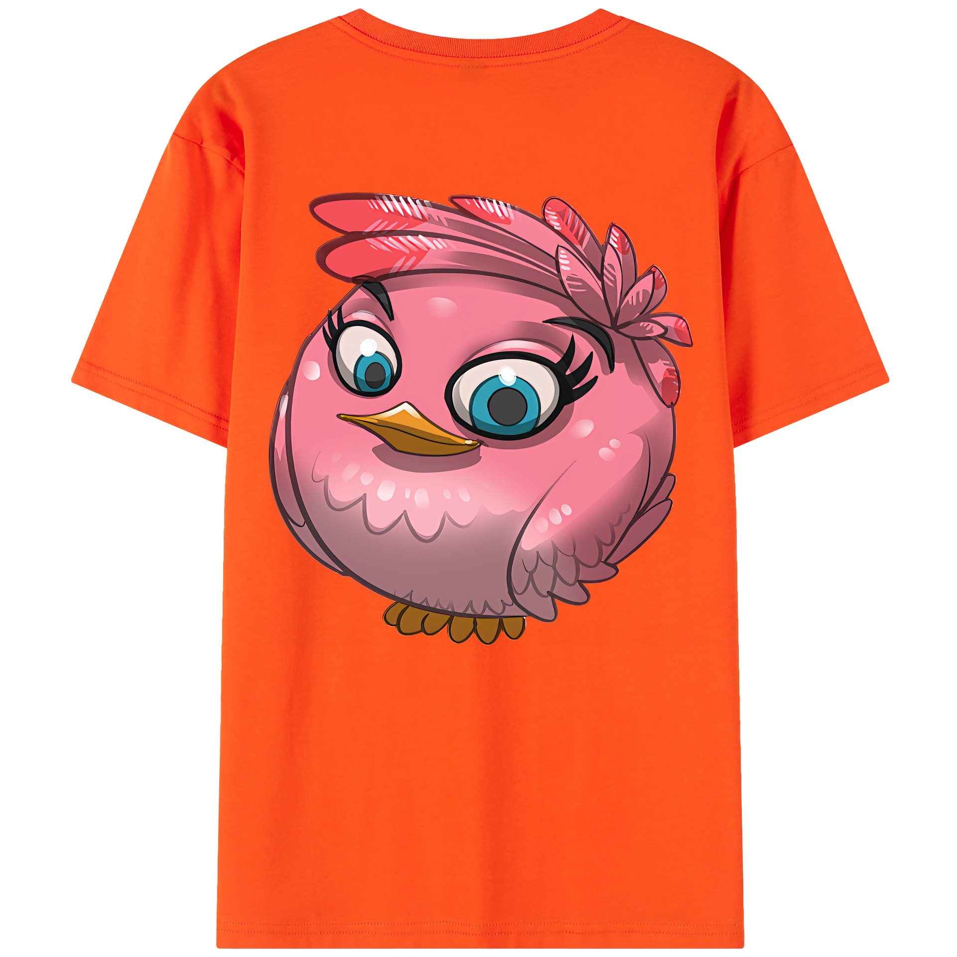 （画像用） Angry Birds アングリーバード 綿100％半袖Tシャツ（背面プリント）