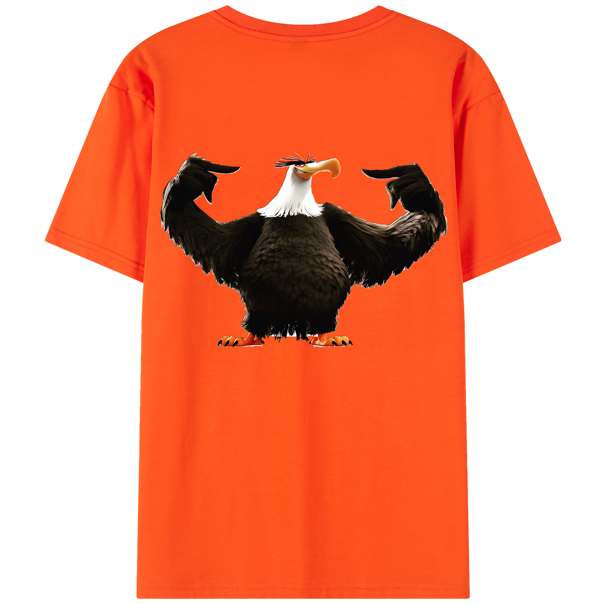 （画像用） Angry Birds アングリーバード 綿100％半袖Tシャツ（背面プリント）