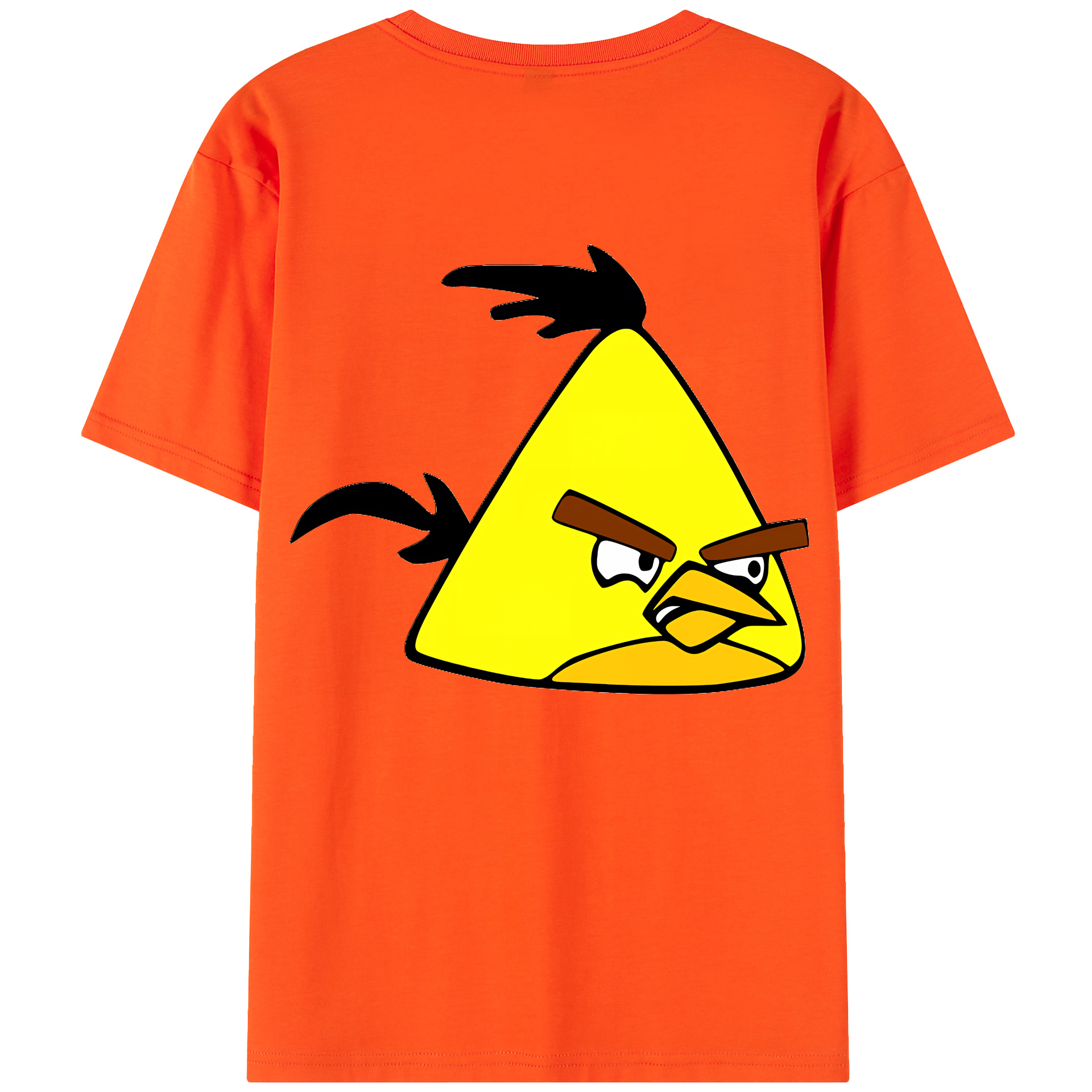 （画像用） Angry Birds アングリーバード 綿100％半袖Tシャツ（背面プリント）