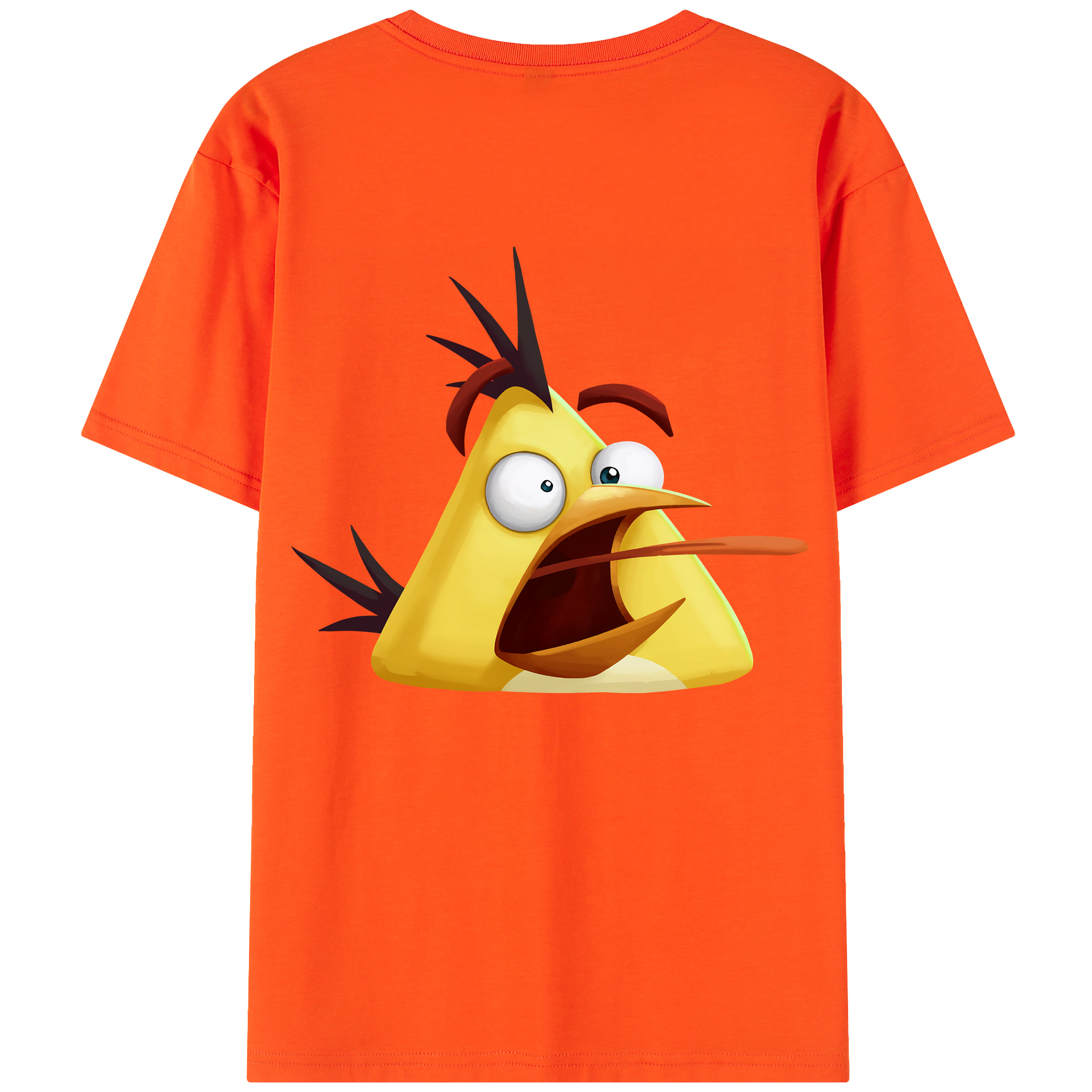 （画像用） Angry Birds アングリーバード 綿100％半袖Tシャツ（背面プリント）