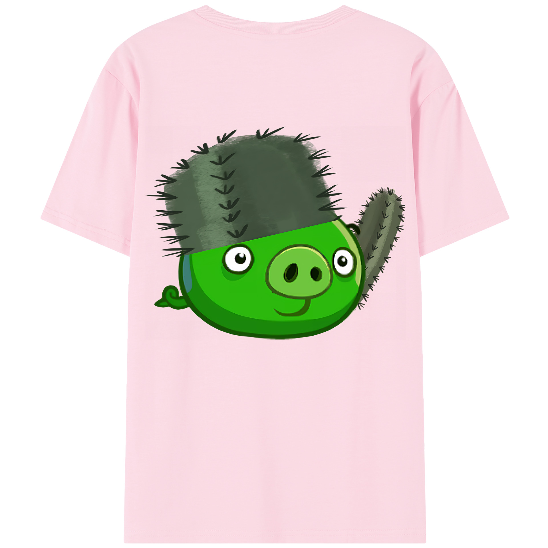 （画像用） Angry Birds アングリーバード 綿100％半袖Tシャツ（背面プリント）