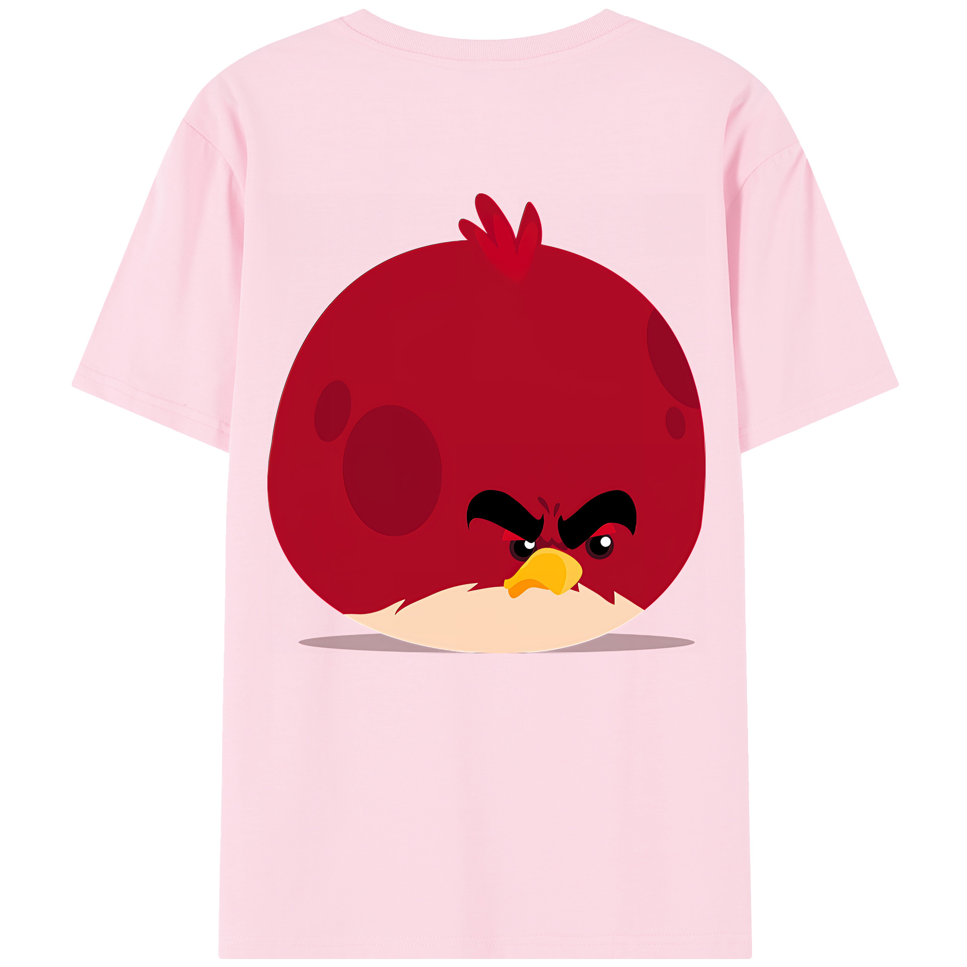 （画像用） Angry Birds アングリーバード 綿100％半袖Tシャツ（背面プリント）